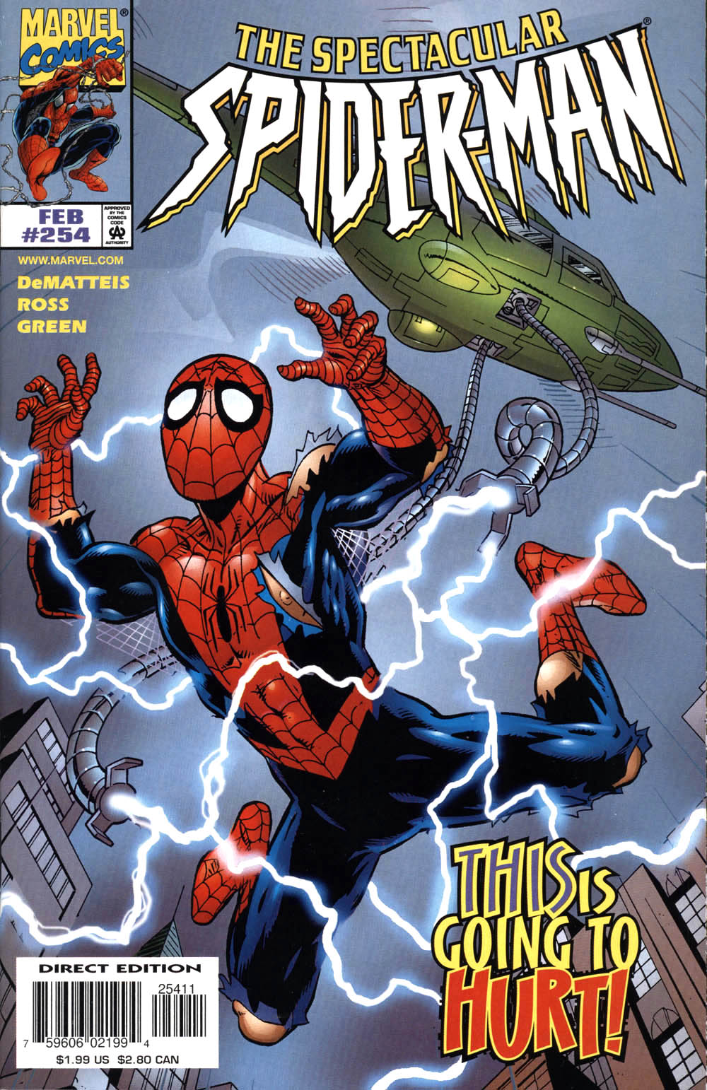 Read online The Spectacular Spider-Man (1976) comic -  Issue #254 - 1