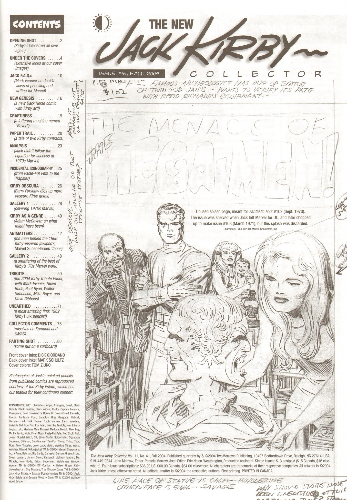Read online The Jack Kirby Collector comic -  Issue #41 - 3