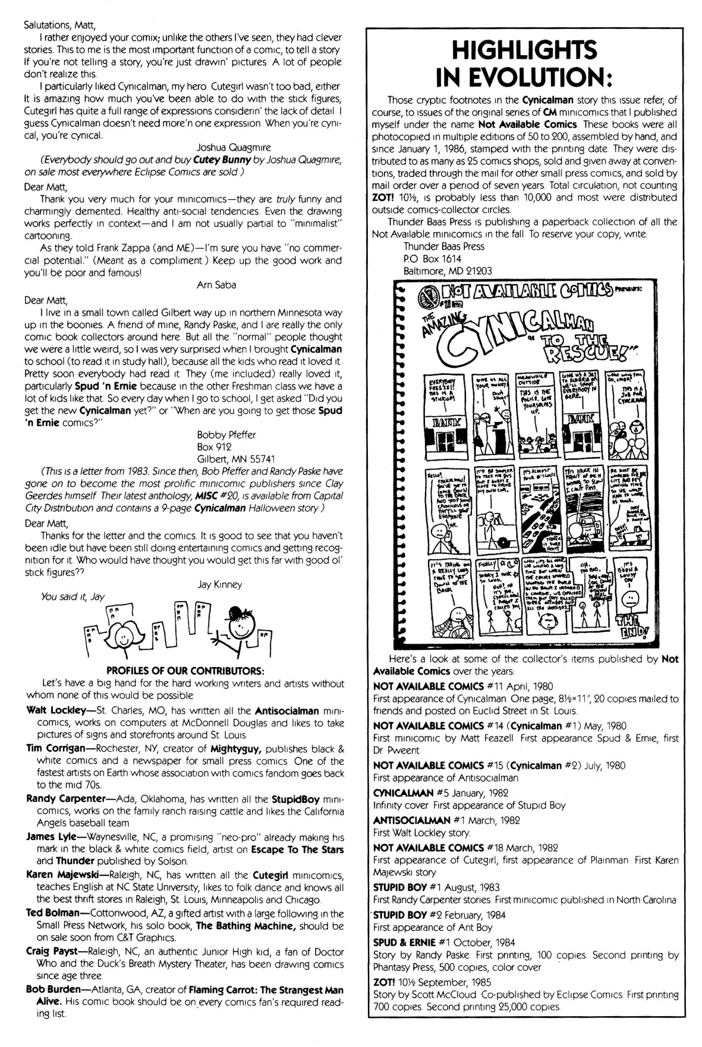 Read online Amazing Cynicalman comic -  Issue # Full - 33