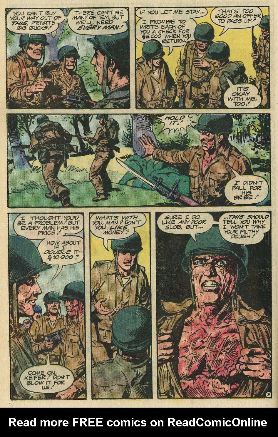 Read online G.I. Combat (1952) comic -  Issue #241 - 35