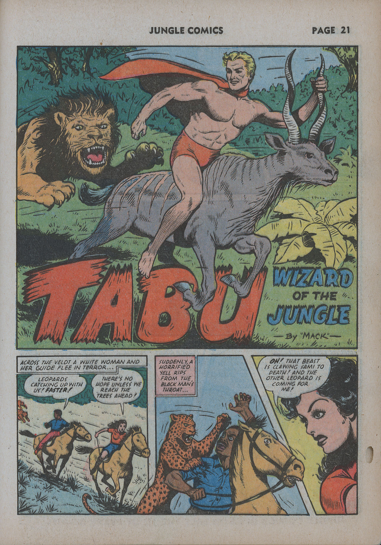 Read online Jungle Comics comic -  Issue #31 - 24