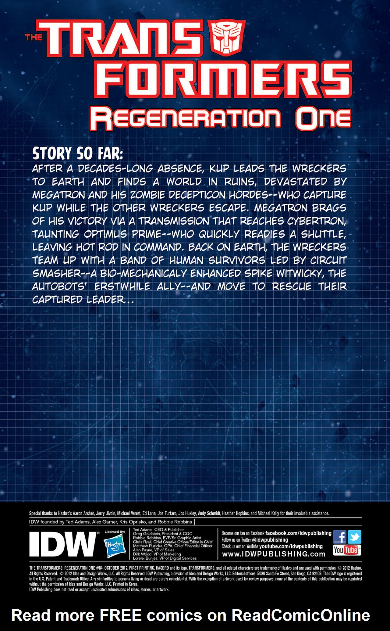 Read online The Transformers: Regeneration One comic -  Issue #84 - 3