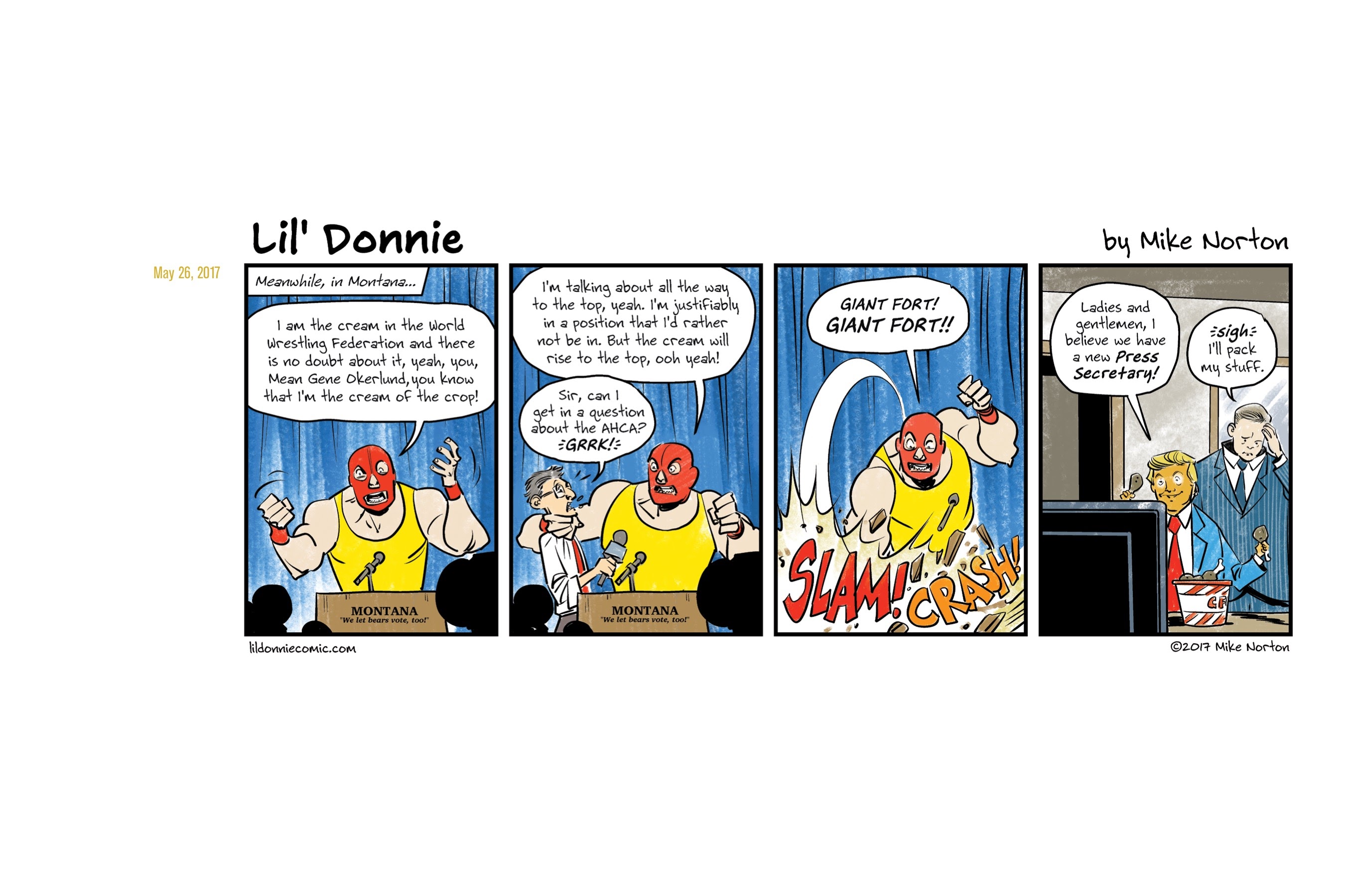 Read online Lil' Donnie: Executive Privilege comic -  Issue # TPB - 34