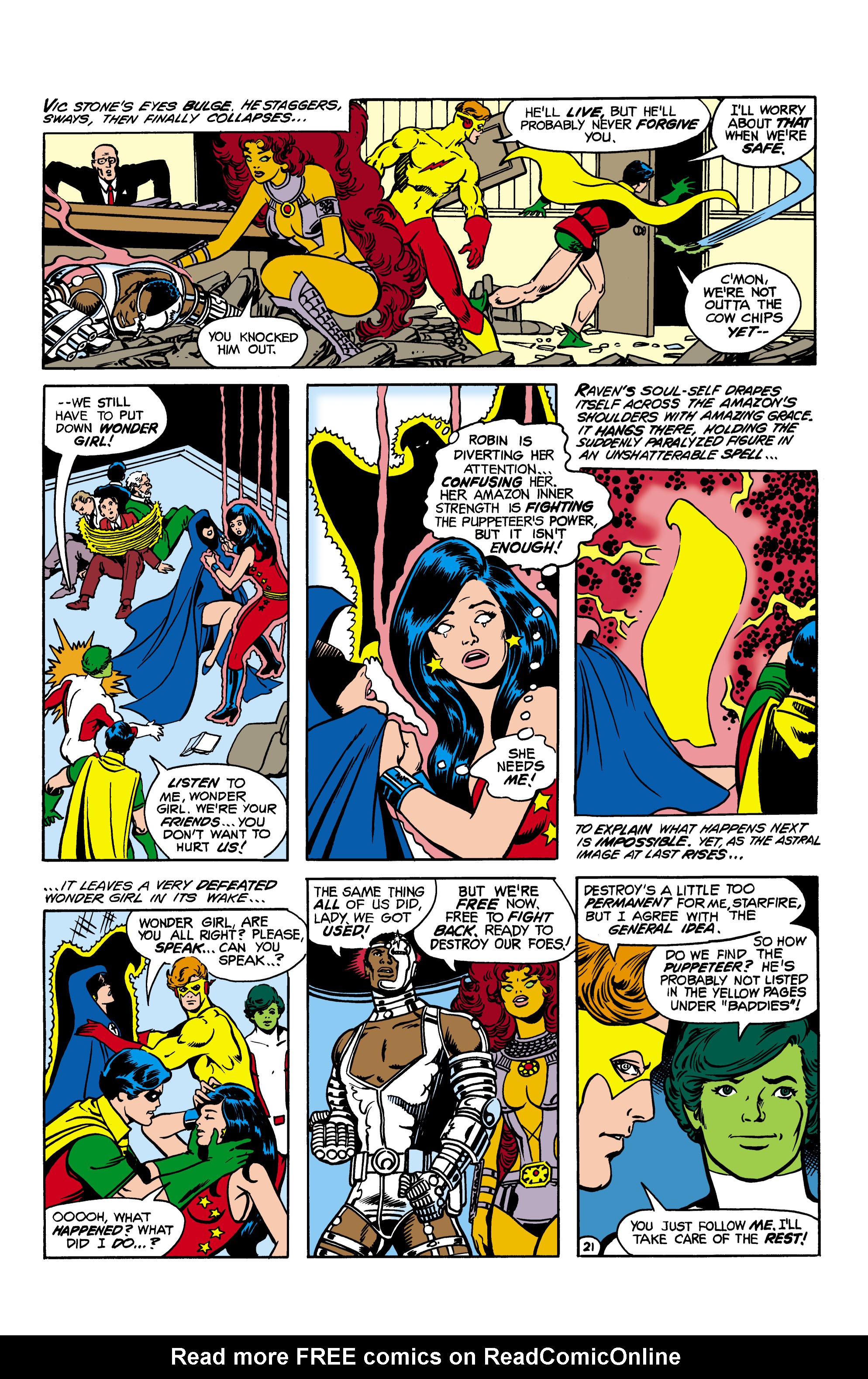 Read online The New Teen Titans (1980) comic -  Issue #9 - 22