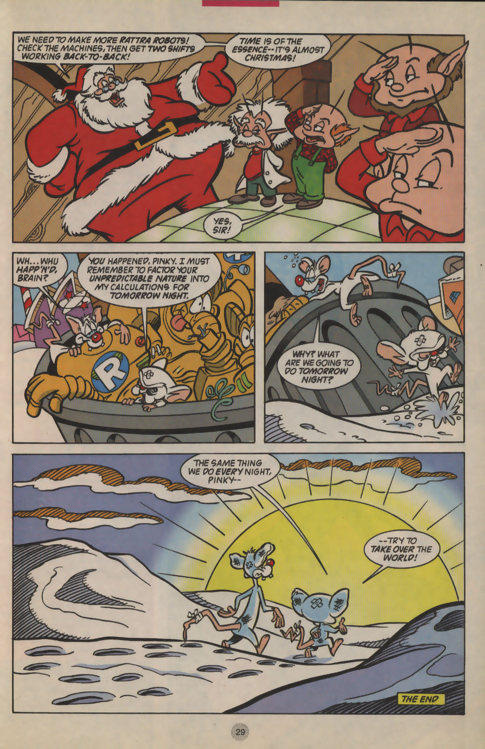 Read online Pinky and The Brain Christmas Special comic -  Issue # Full - 25