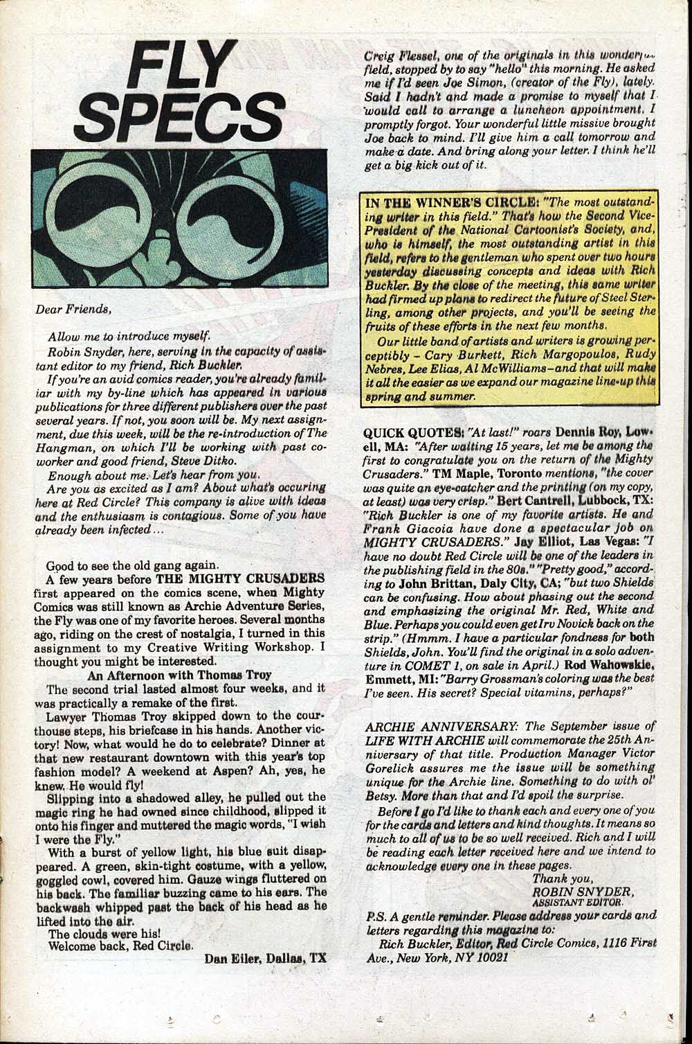 Read online The Fly (1983) comic -  Issue #1 - 20