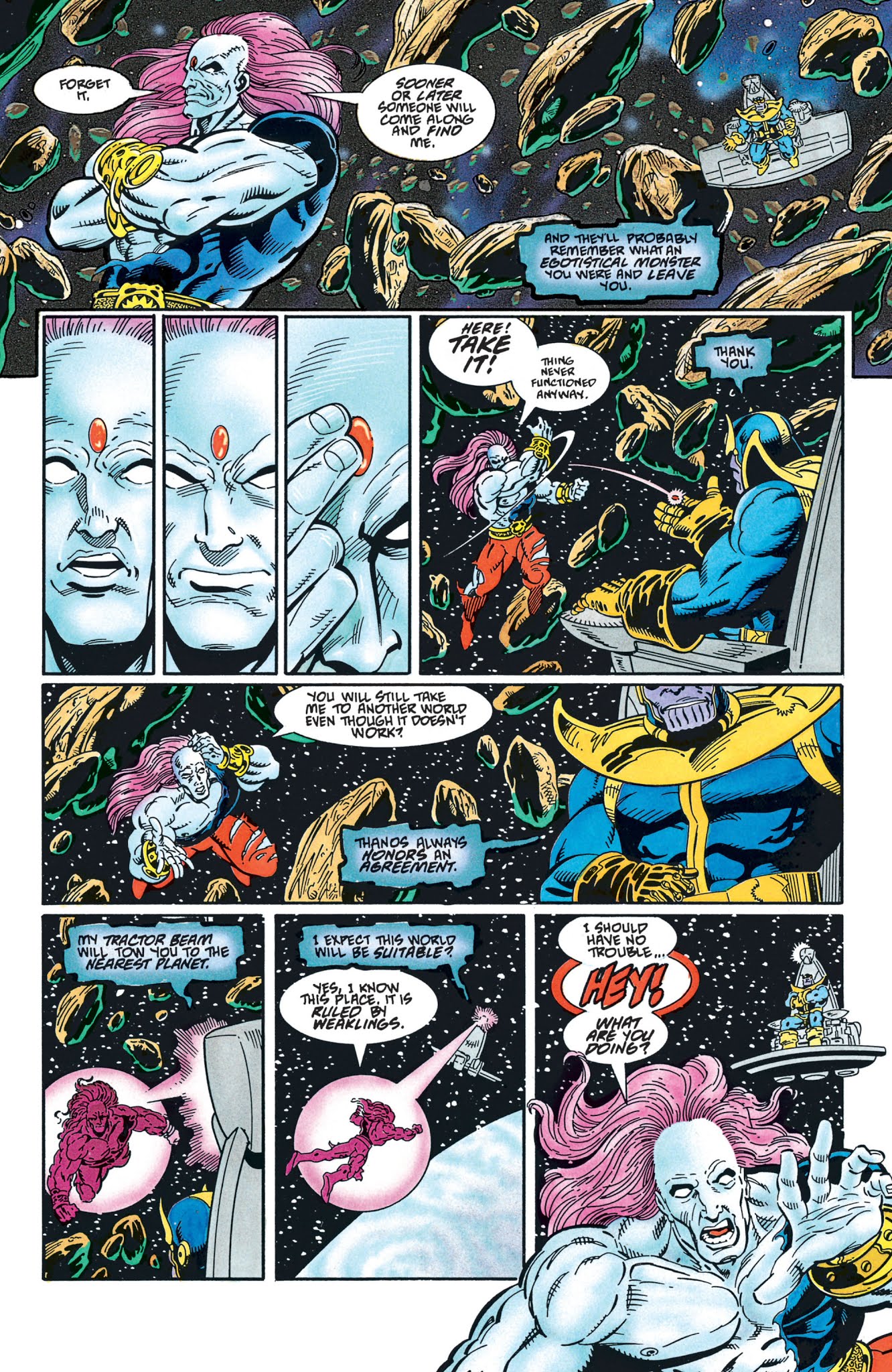 Read online Silver Surfer (1987) comic -  Issue # _TPB Silver Surfer - Rebirth of Thanos (Part 2) - 47