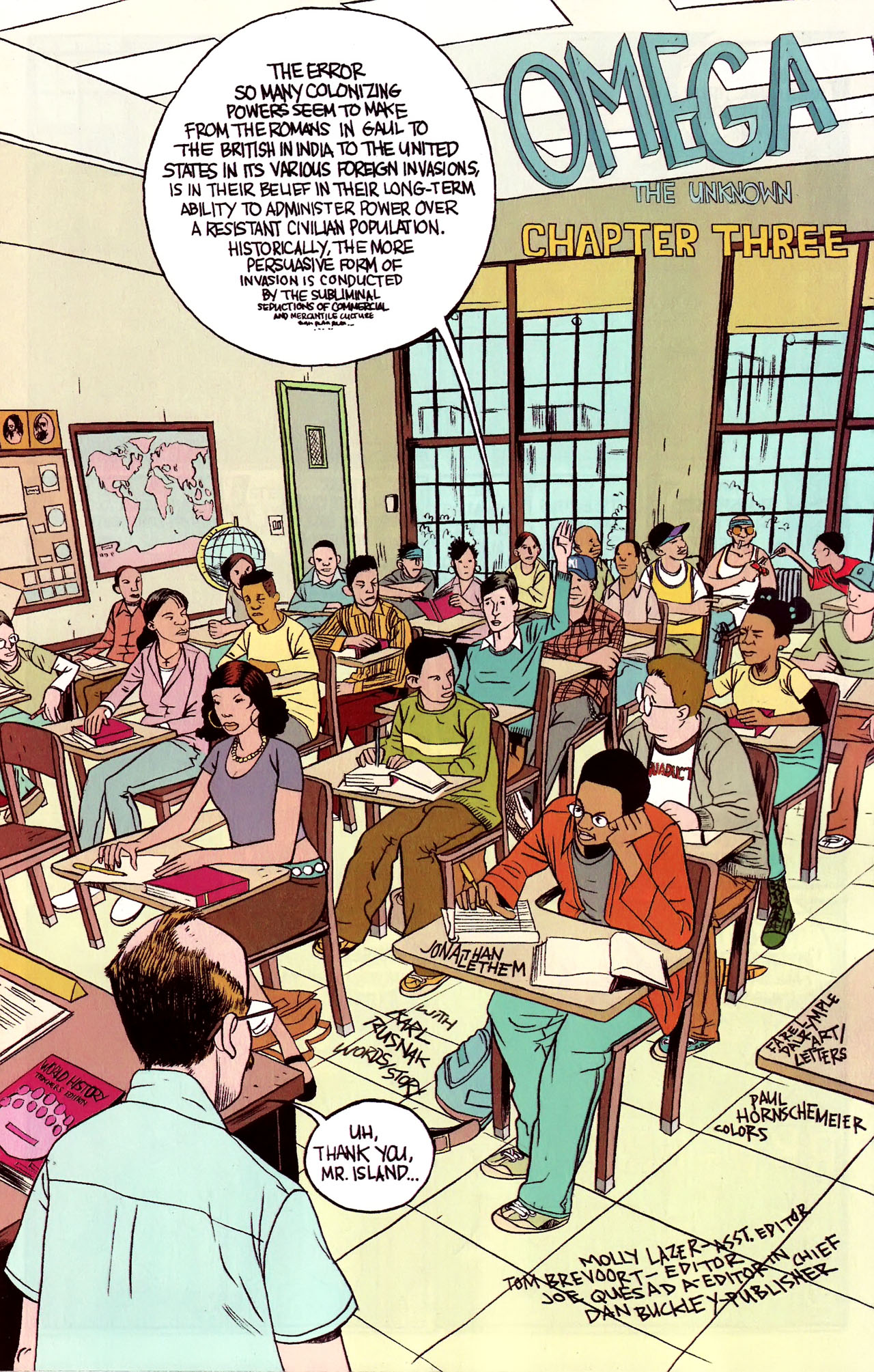 Read online Omega: The Unknown (2007) comic -  Issue #3 - 2