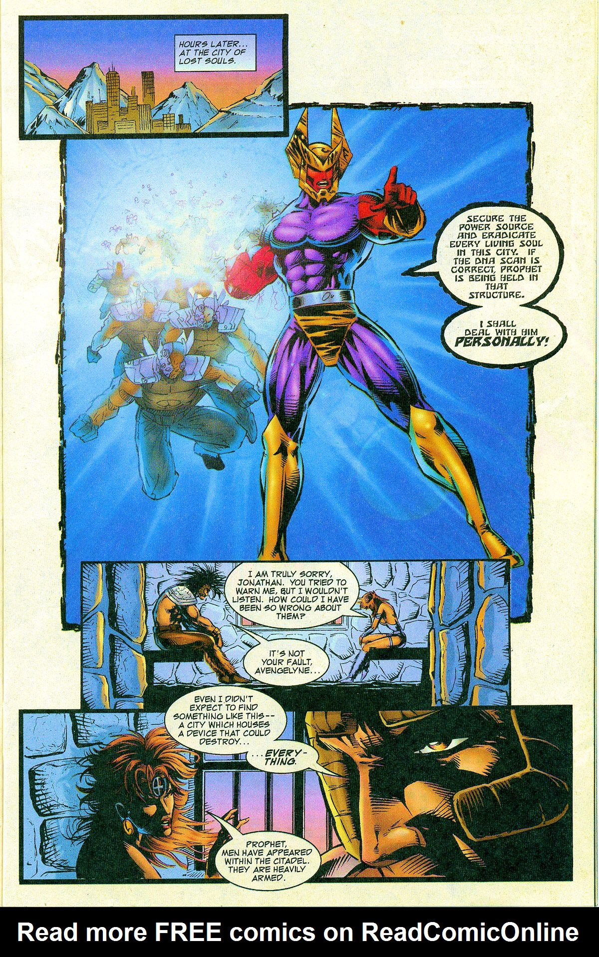 Read online Avengelyne/Prophet comic -  Issue #2 - 9