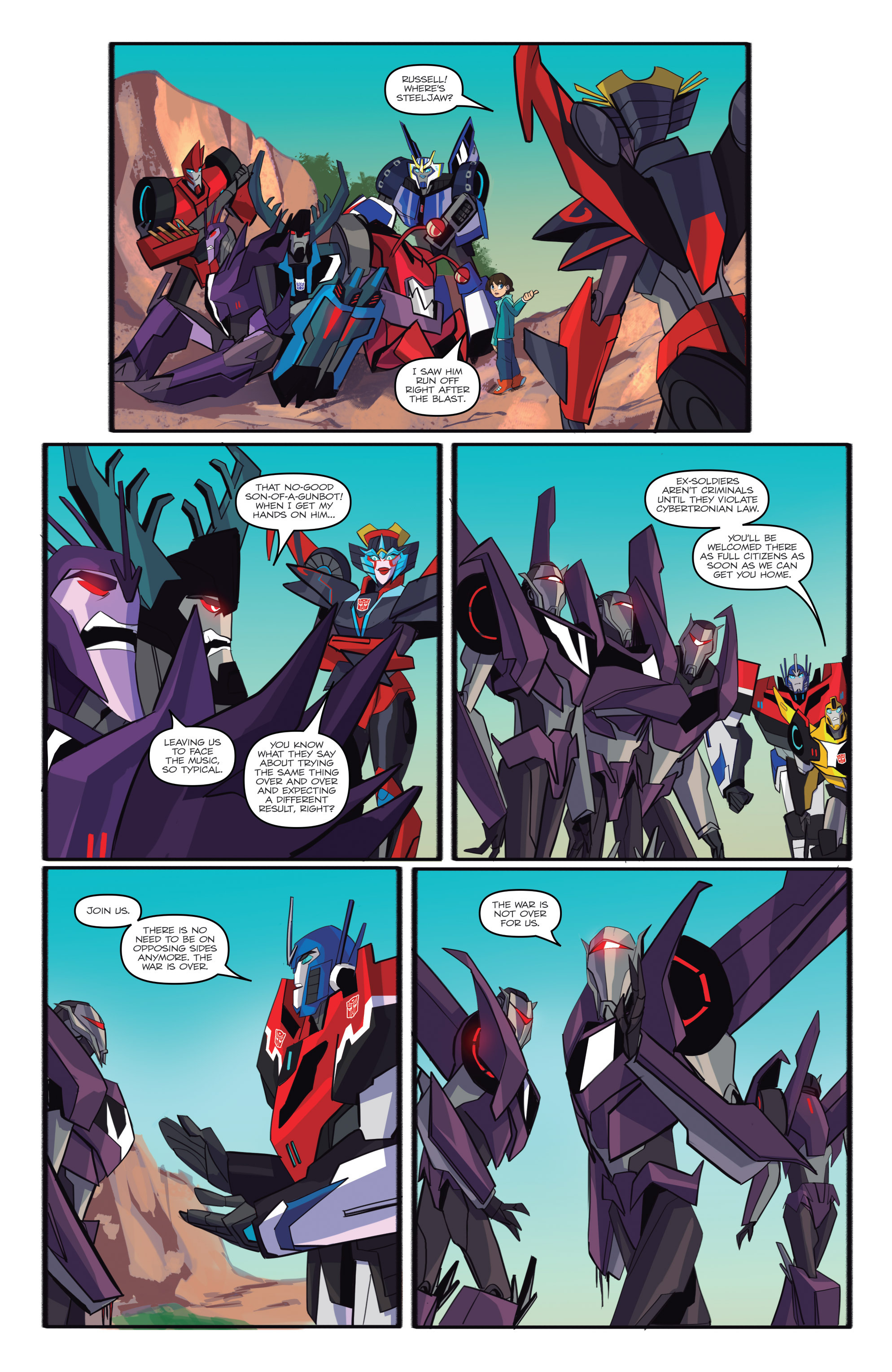 Read online Transformers: Robots In Disguise (2015) comic -  Issue #6 - 23