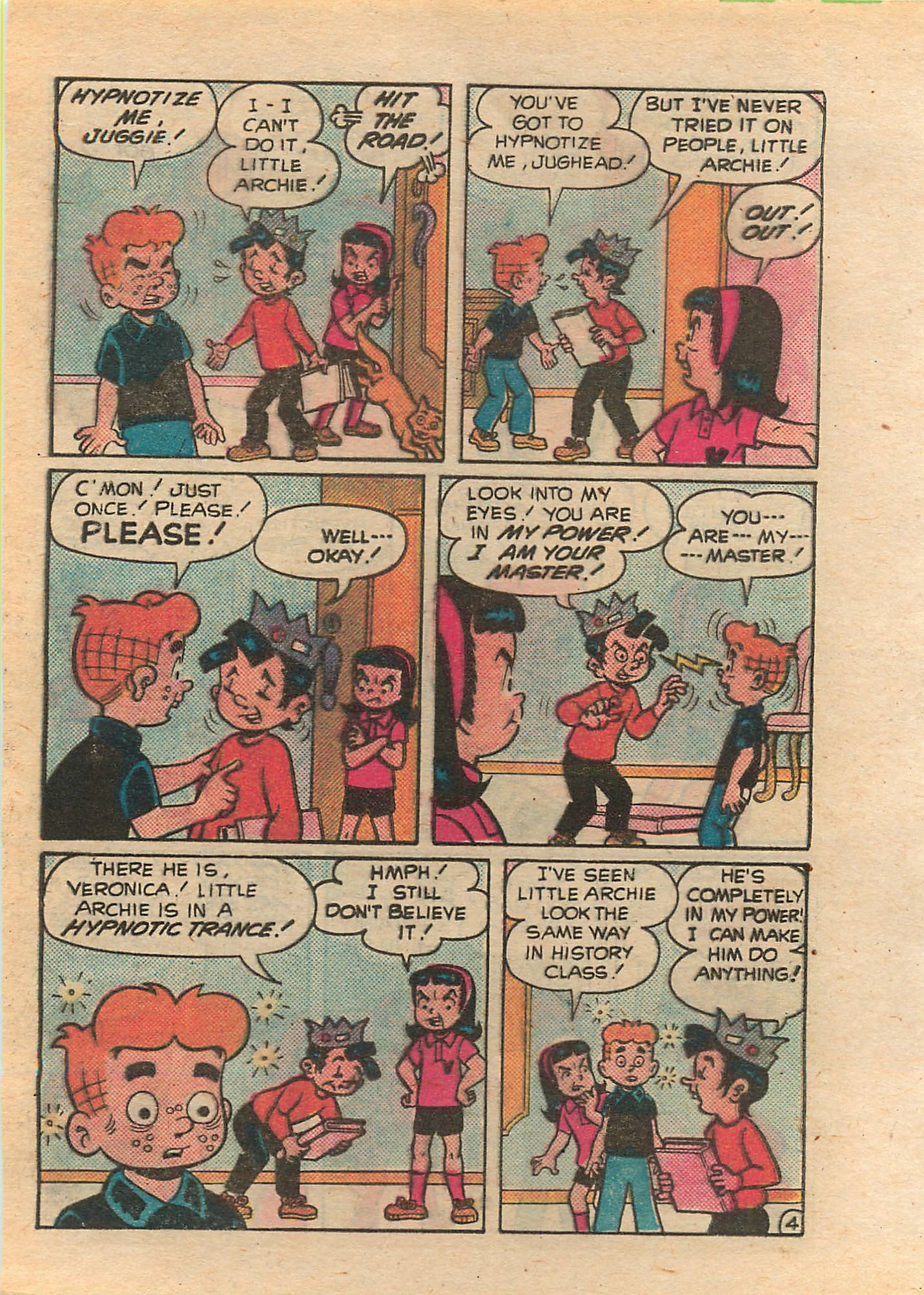 Read online Little Archie Comics Digest Magazine comic -  Issue #7 - 71