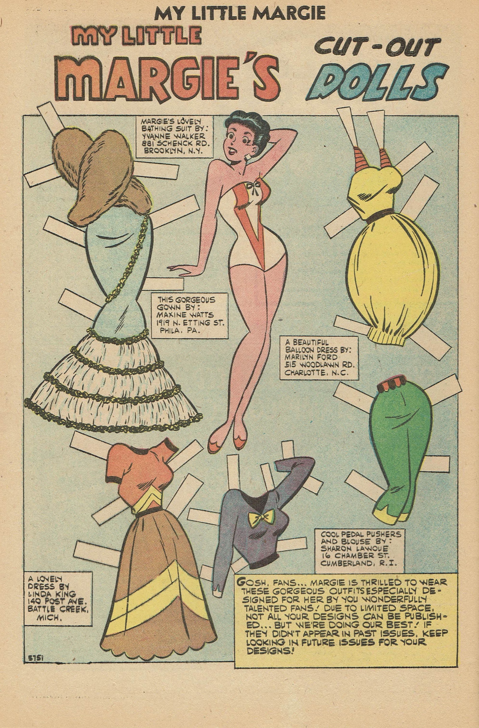 Read online My Little Margie (1954) comic -  Issue #28 - 32