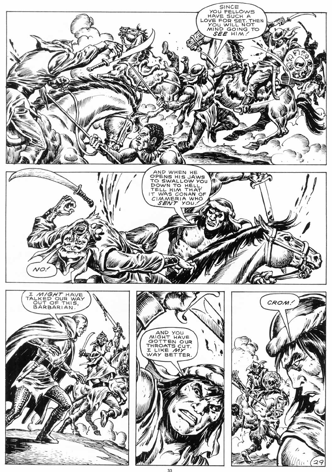 Read online The Savage Sword Of Conan comic -  Issue #152 - 35