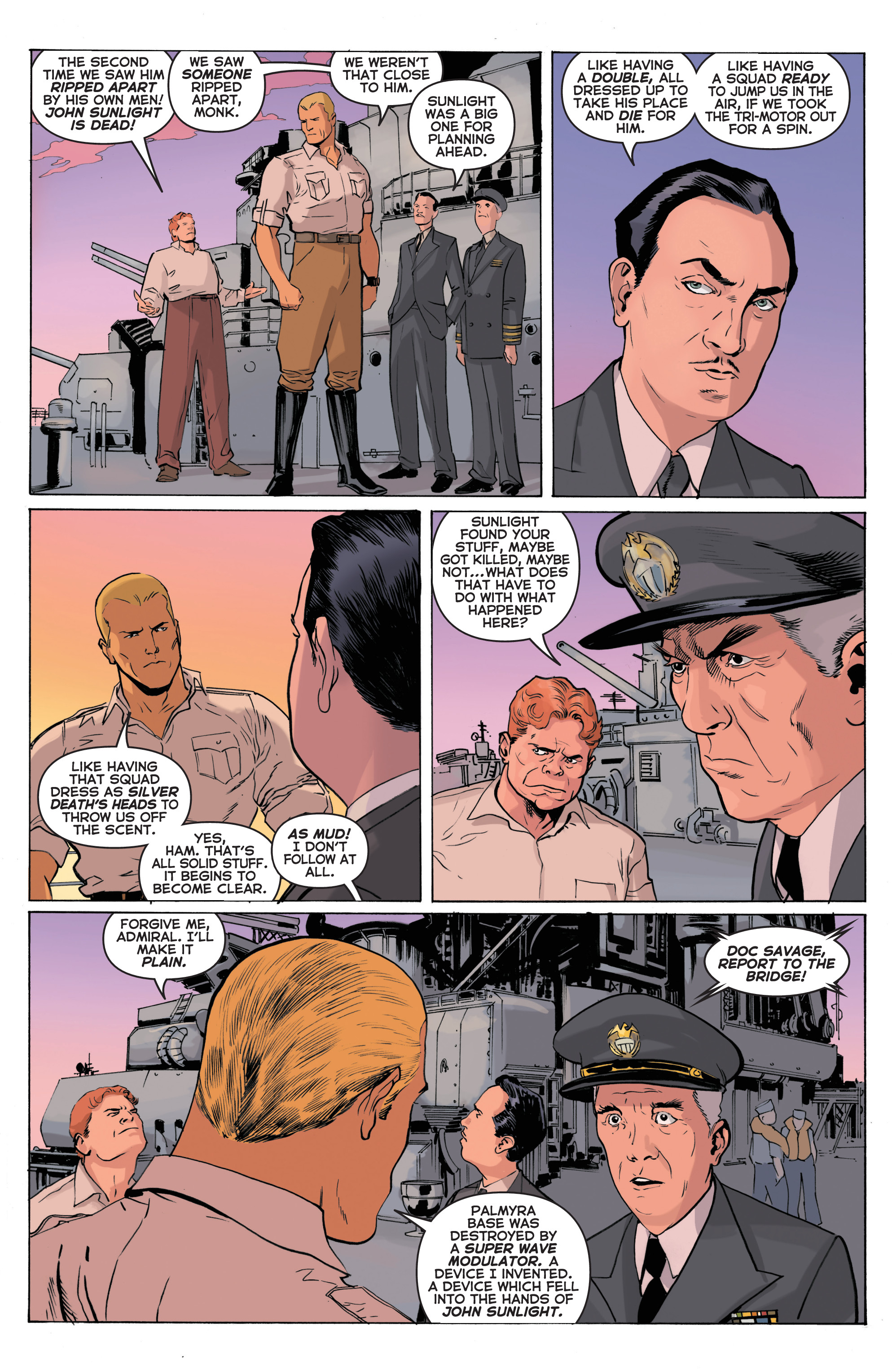 Read online Doc Savage: Ring Of Fire comic -  Issue #3 - 8