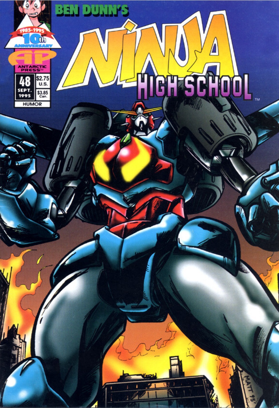 Read online Ninja High School (1986) comic -  Issue #48 - 1
