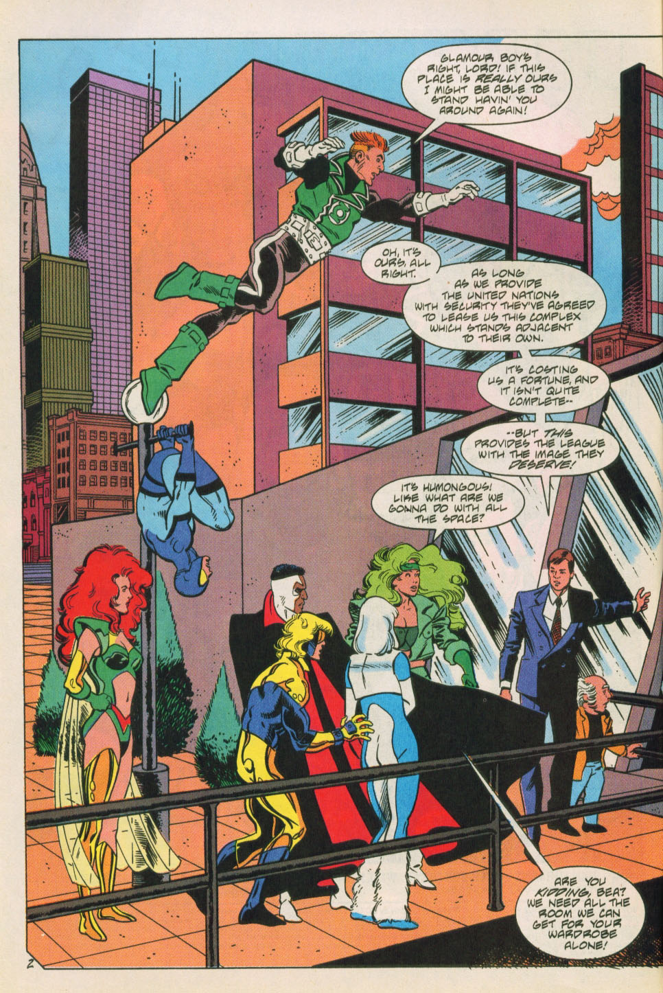 Read online Justice League America comic -  Issue #63 - 3