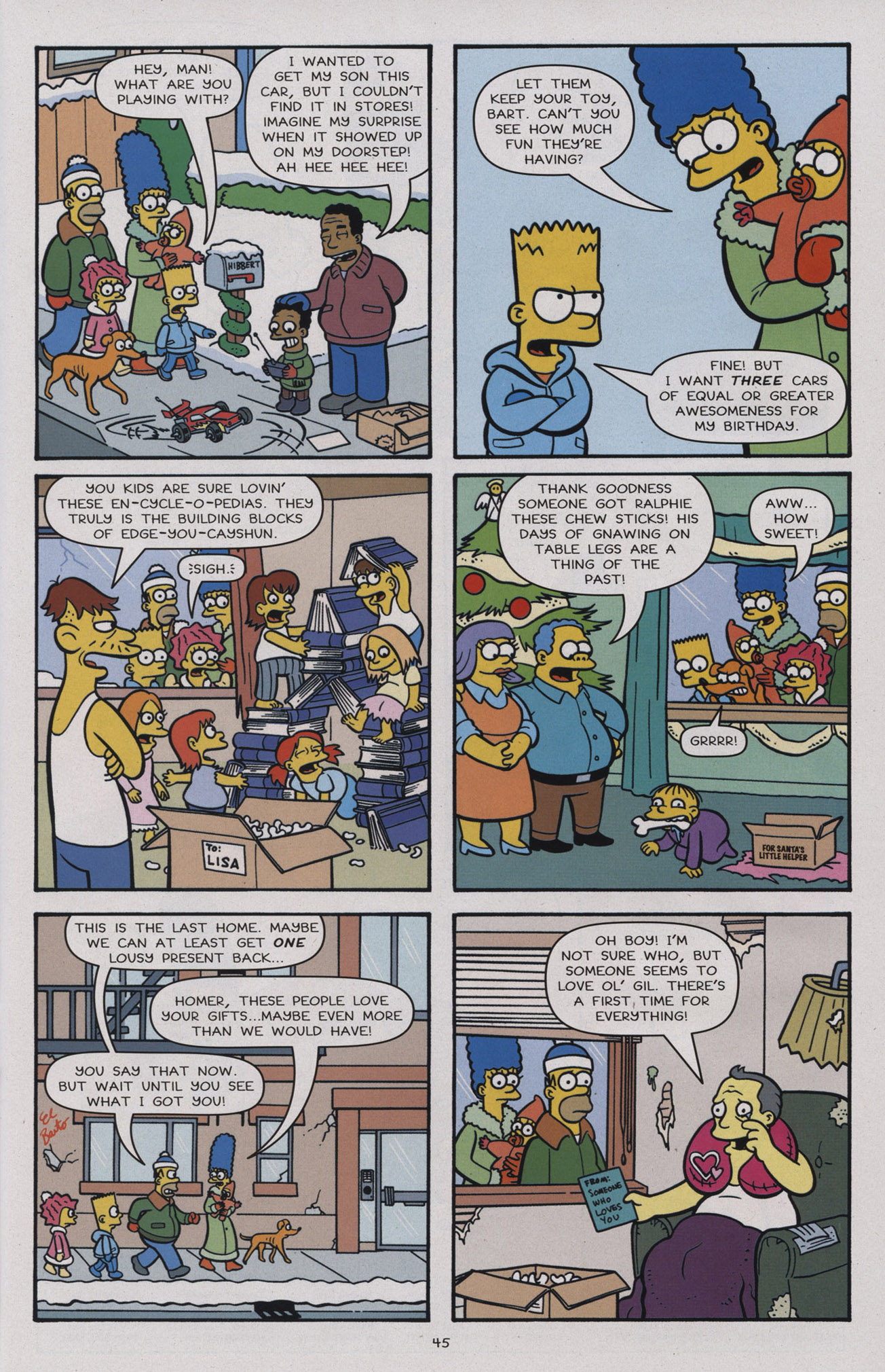 Read online The Simpsons Winter Wingding comic -  Issue #6 - 47
