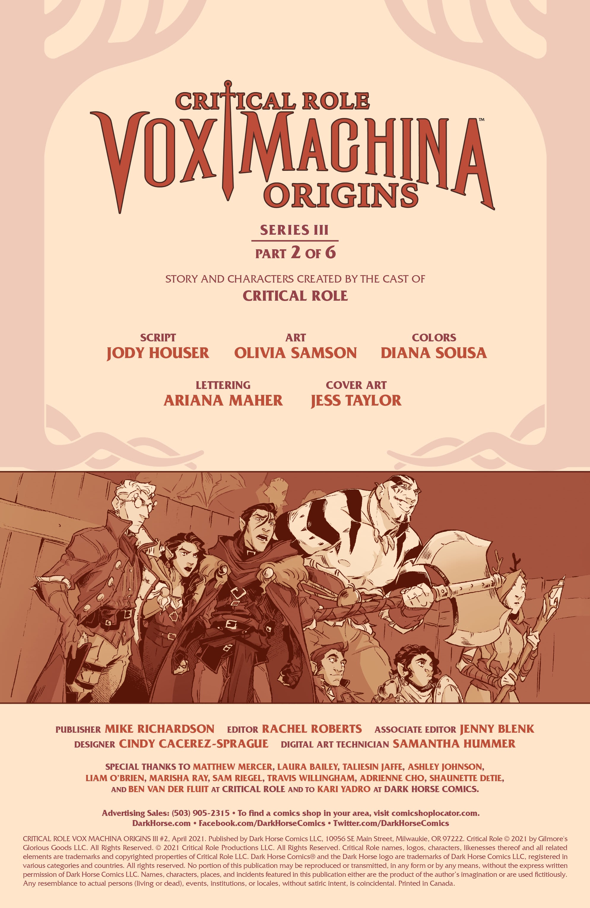 Read online Critical Role: Vox Machina Origins III comic -  Issue #2 - 2