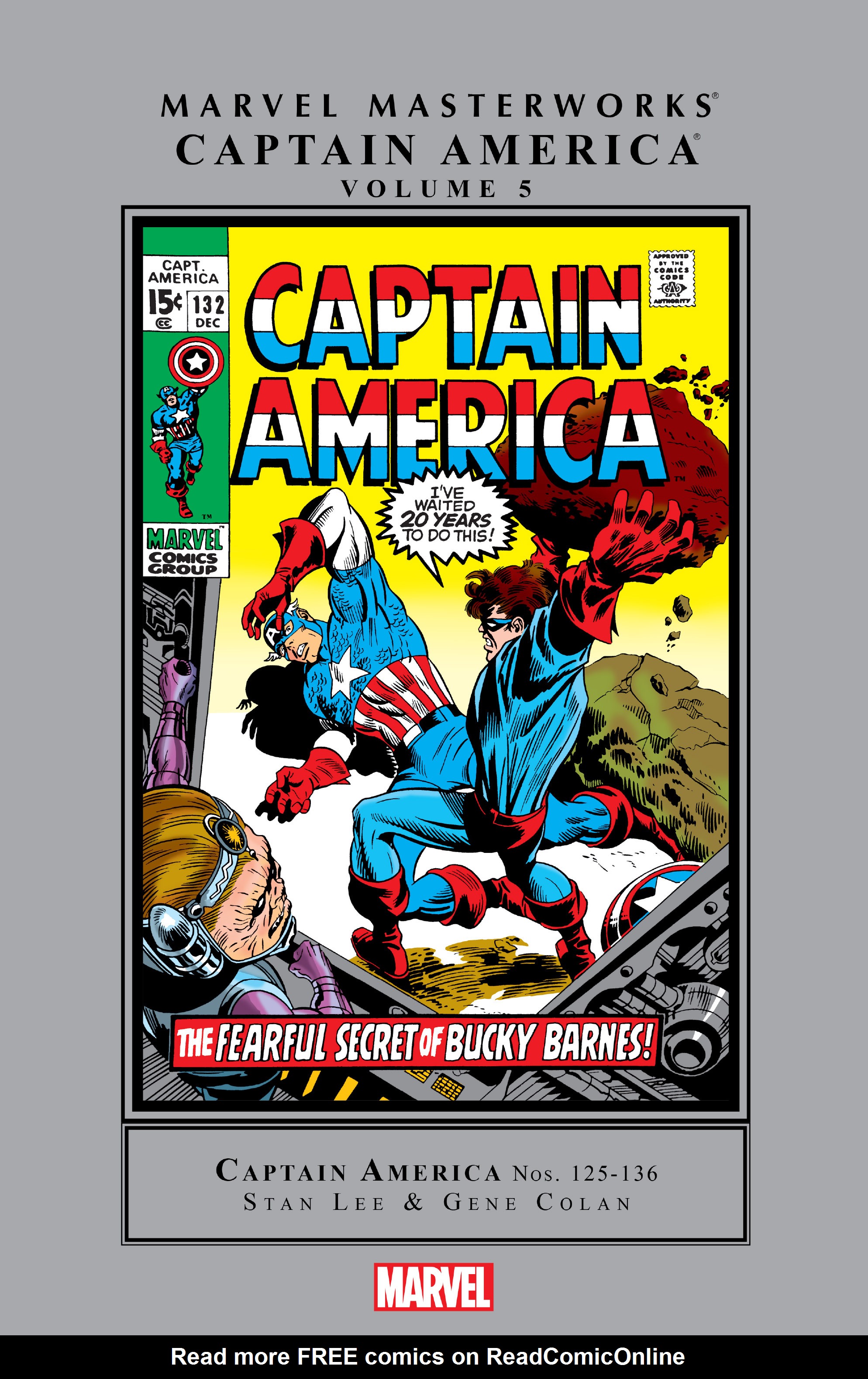 Read online Marvel Masterworks: Captain America comic -  Issue # TPB 5 (Part 1) - 1