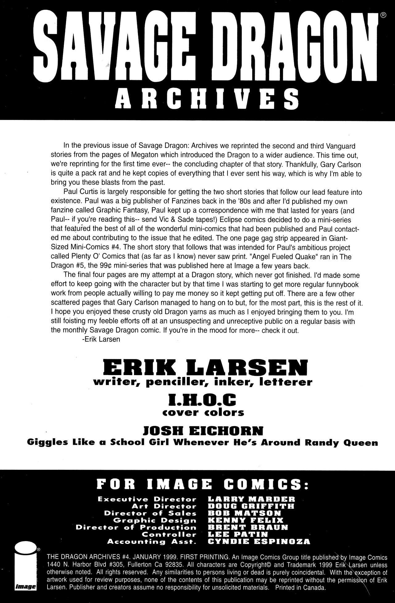 Read online Savage Dragon: Archives (1998) comic -  Issue #4 - 2