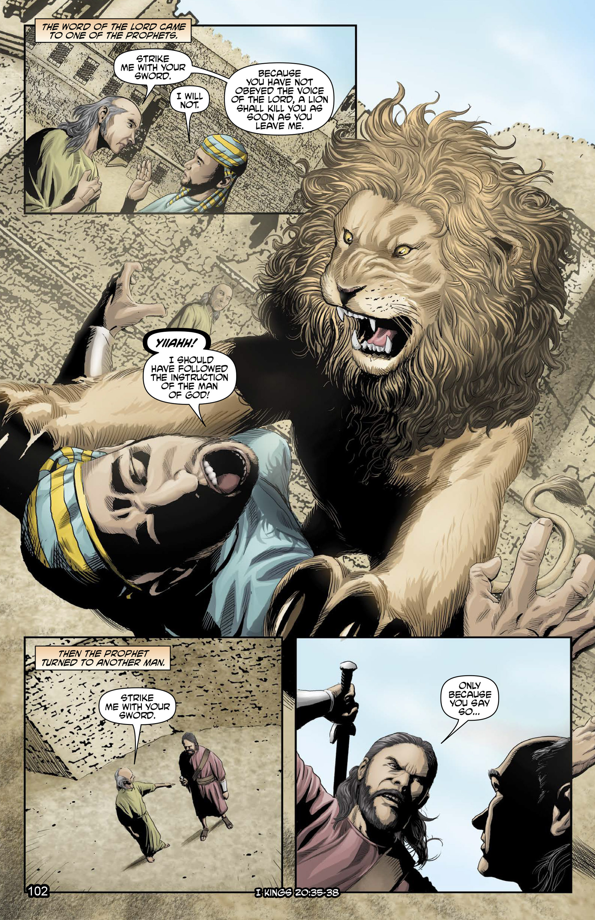 Read online The Kingstone Bible comic -  Issue #6 - 100