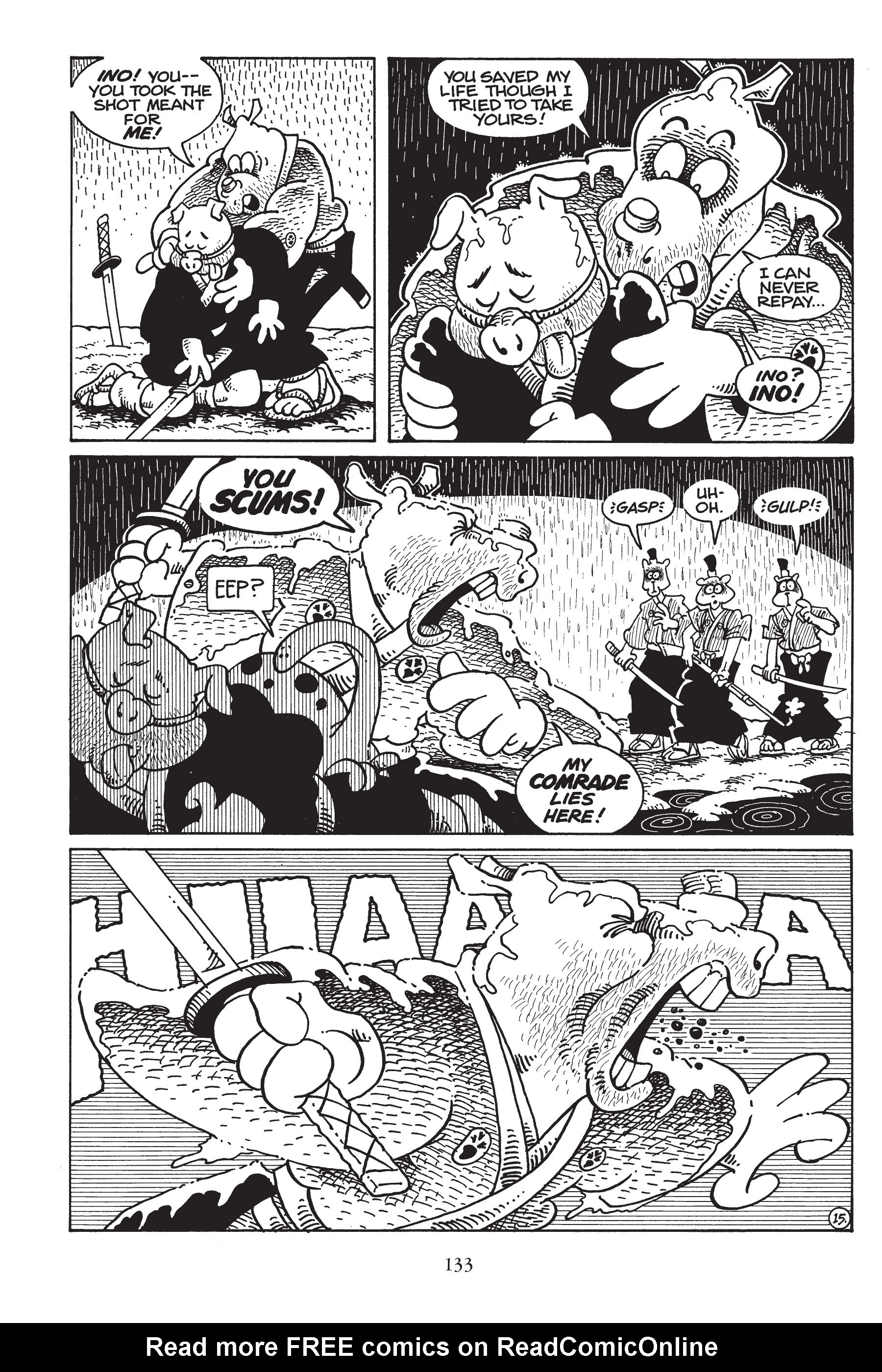 Read online Usagi Yojimbo (1987) comic -  Issue # _TPB 4 - 131