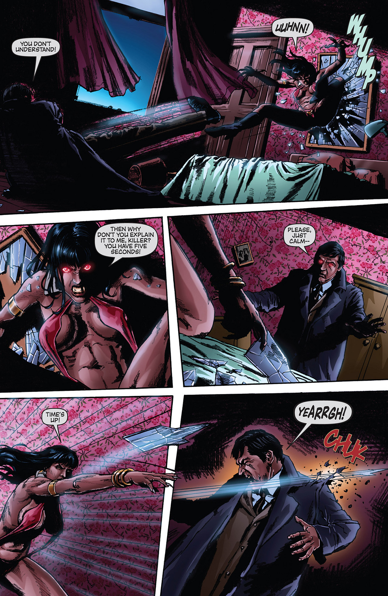 Read online Dark Shadows/Vampirella comic -  Issue #2 - 4