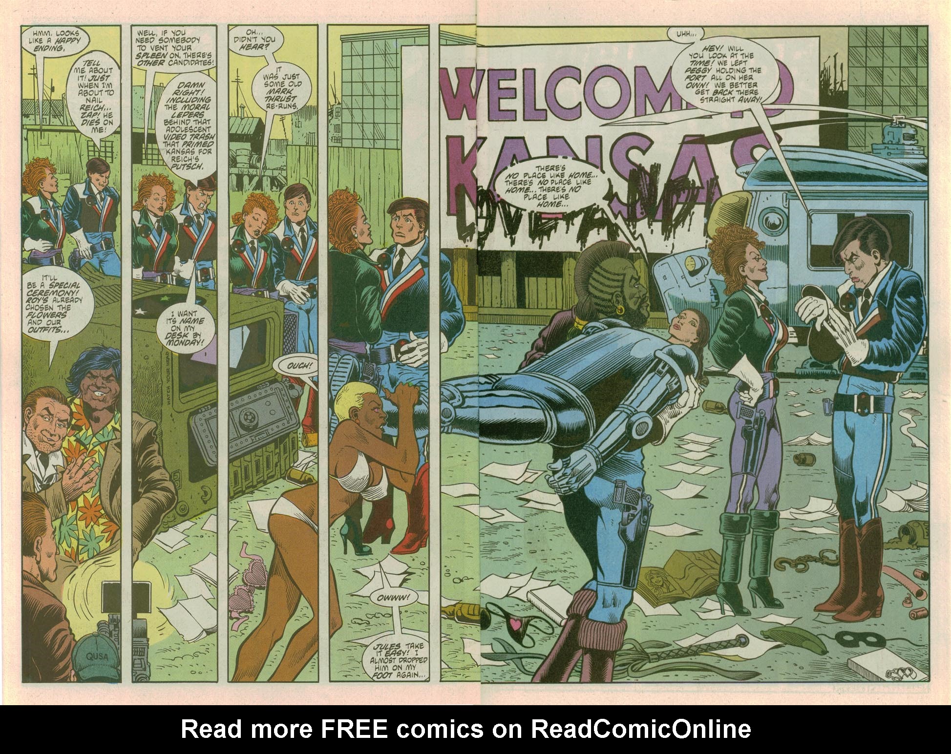 Read online American Flagg! comic -  Issue #27 - 30
