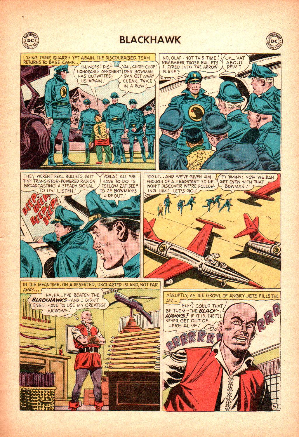 Read online Blackhawk (1957) comic -  Issue #128 - 7