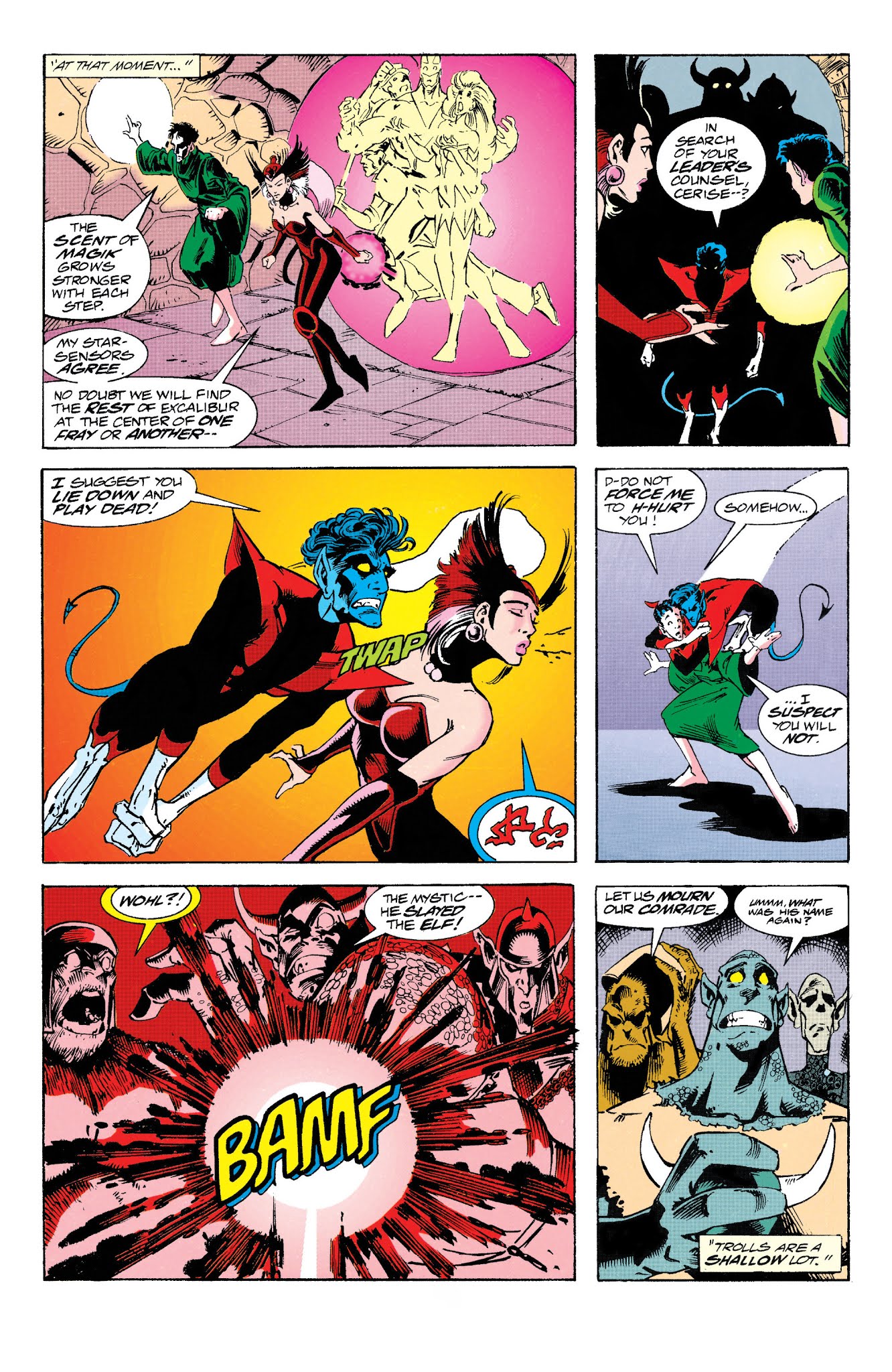 Read online Excalibur Visionaries: Alan Davis comic -  Issue # TPB 2 (Part 2) - 124
