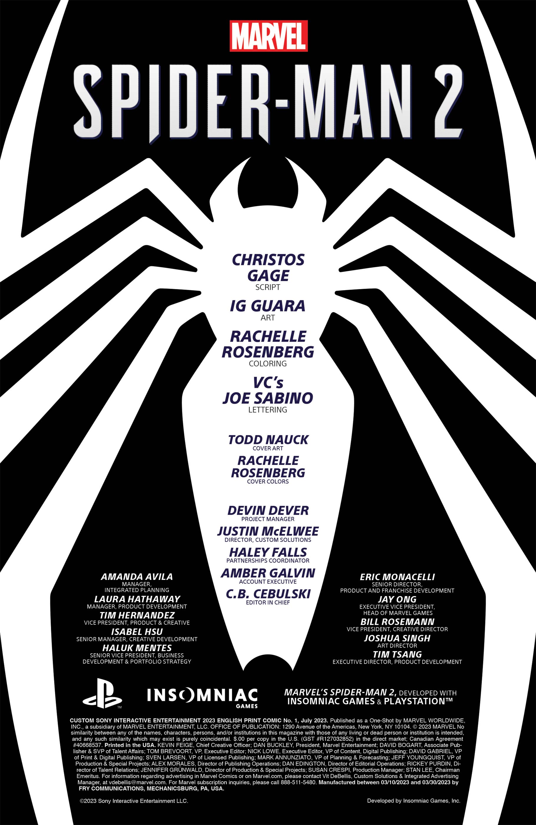 Read online Marvel's Spider-Man 2 comic -  Issue #1 - 2