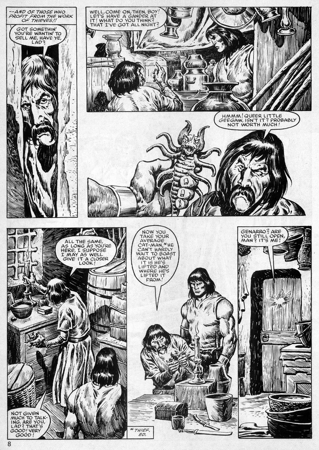 Read online The Savage Sword Of Conan comic -  Issue #100 - 4