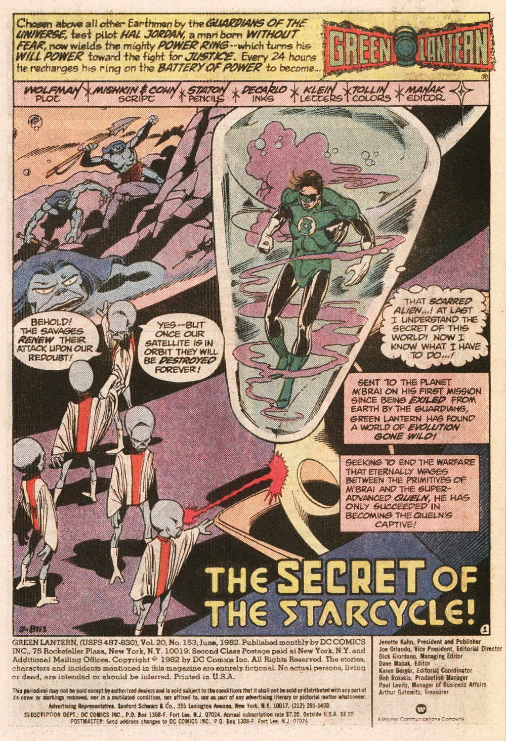 Read online Green Lantern (1960) comic -  Issue #153 - 2