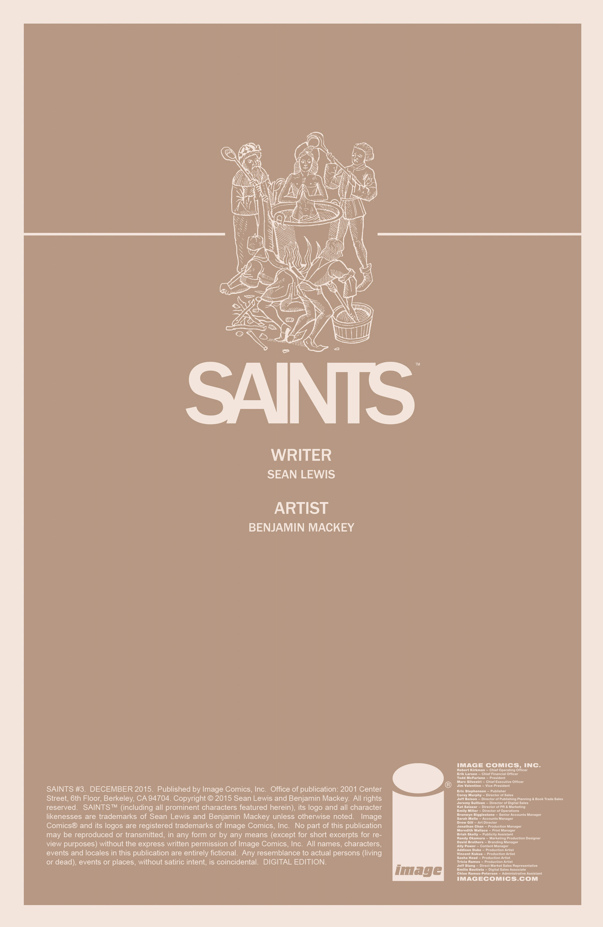 Read online Saints (2015) comic -  Issue #3 - 2
