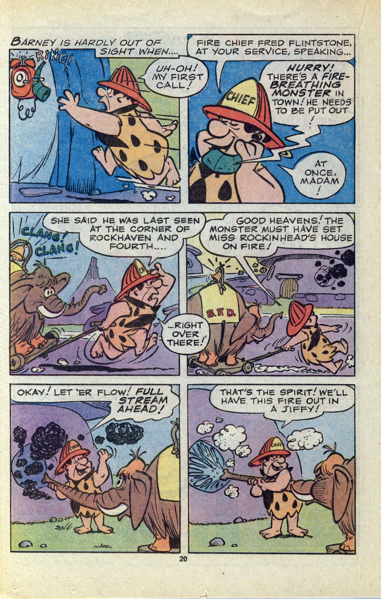 Read online The Flintstones (1977) comic -  Issue #6 - 21