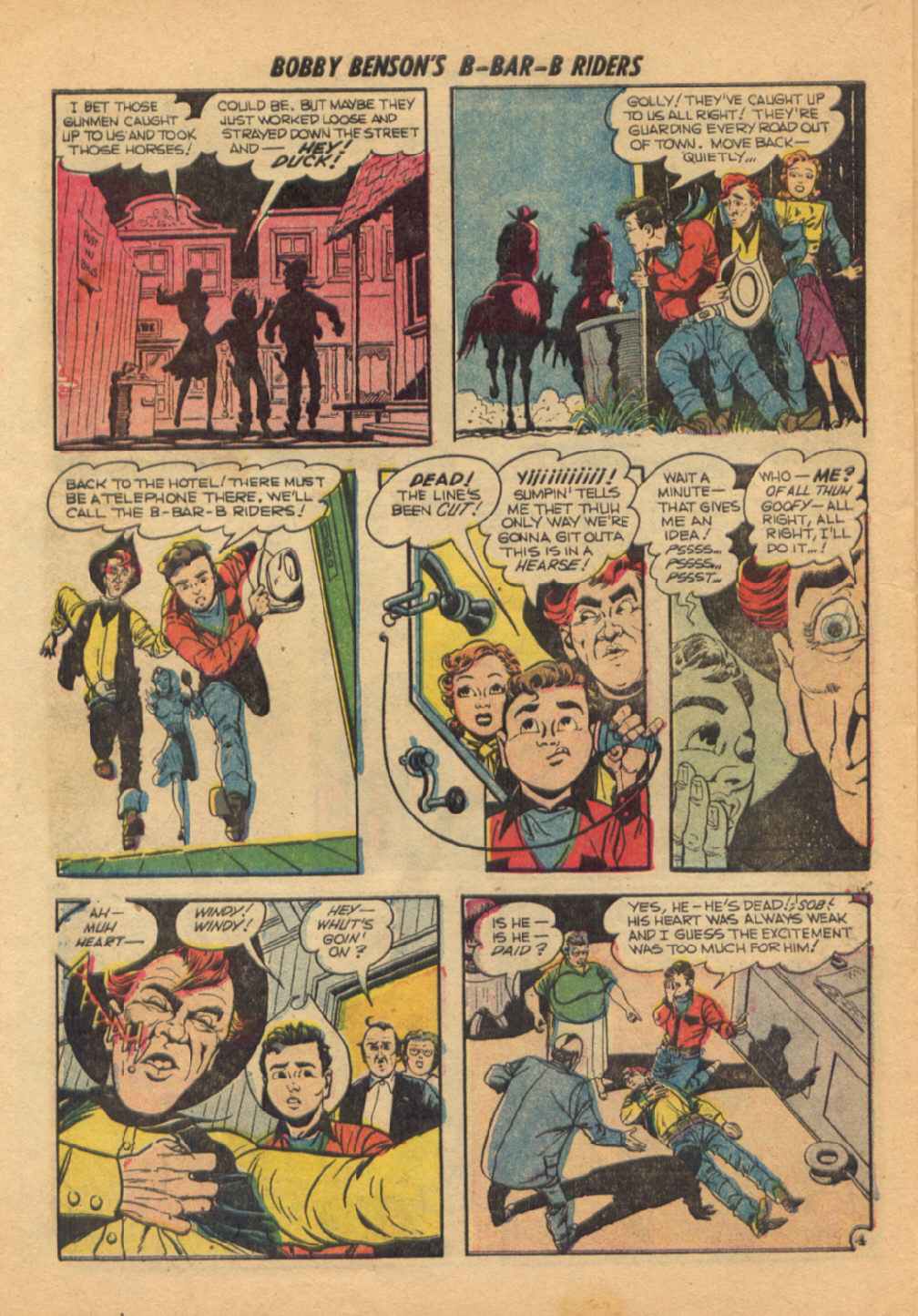 Read online Bobby Benson's B-Bar-B Riders comic -  Issue #15 - 22