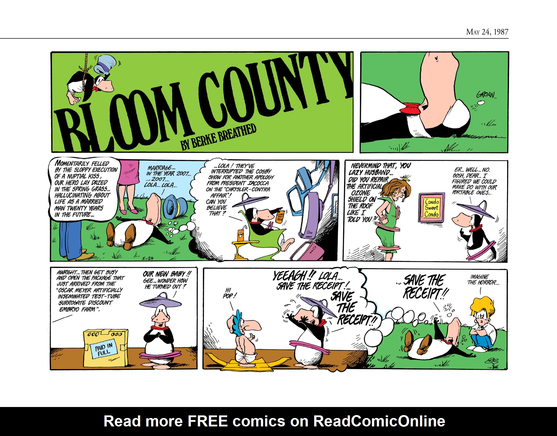 Read online The Bloom County Digital Library comic -  Issue # TPB 7 (Part 2) - 50