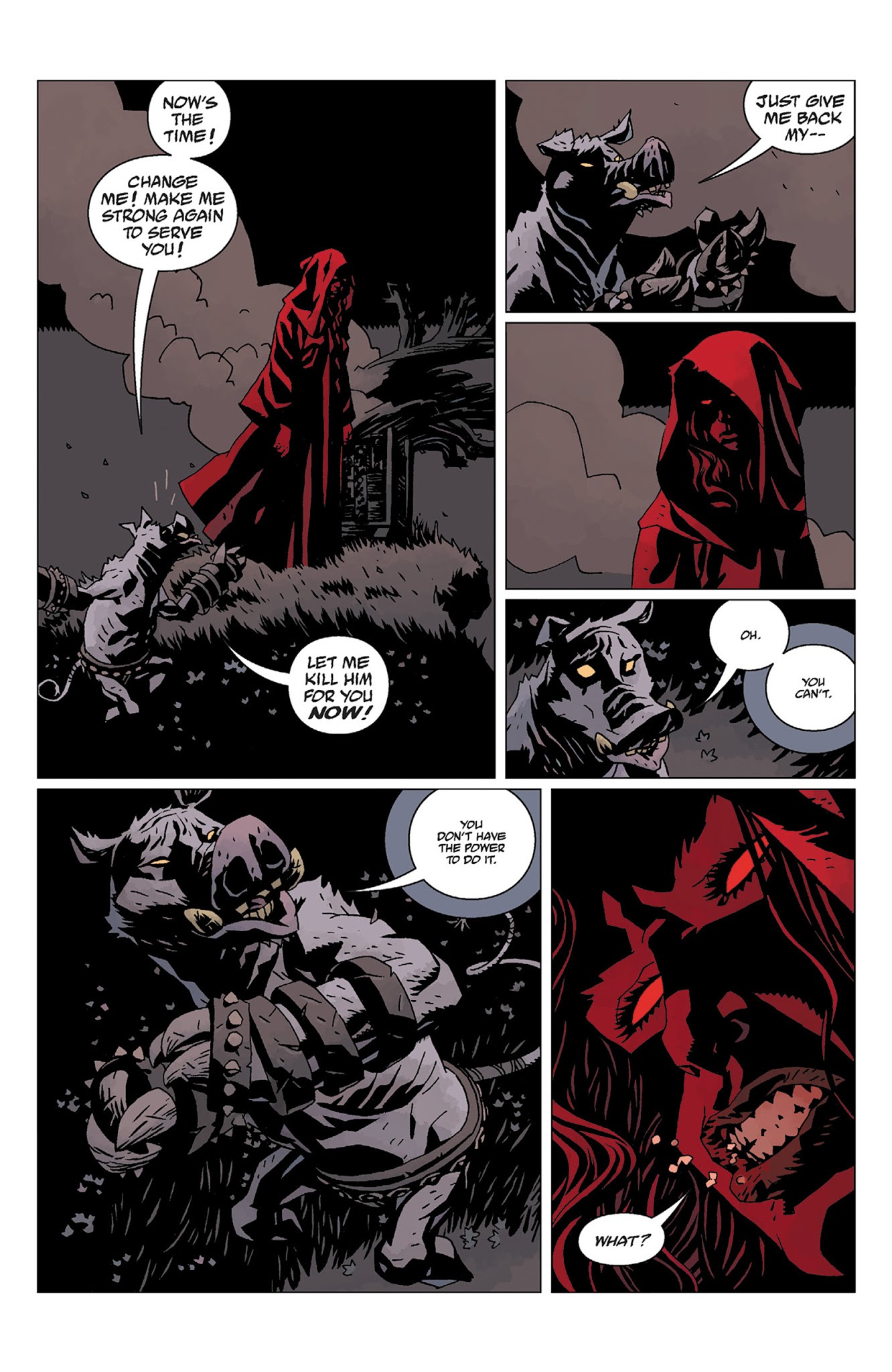 Read online Hellboy: The Wild Hunt comic -  Issue # TPB - 170