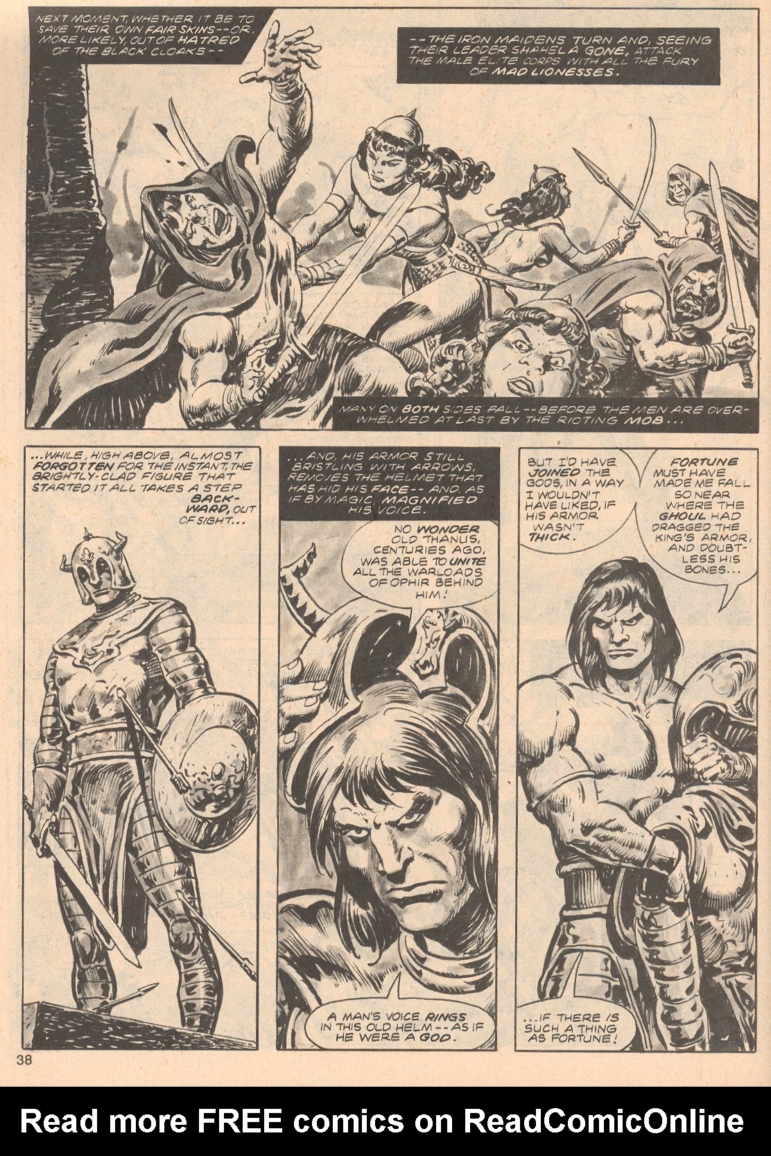Read online The Savage Sword Of Conan comic -  Issue #68 - 38