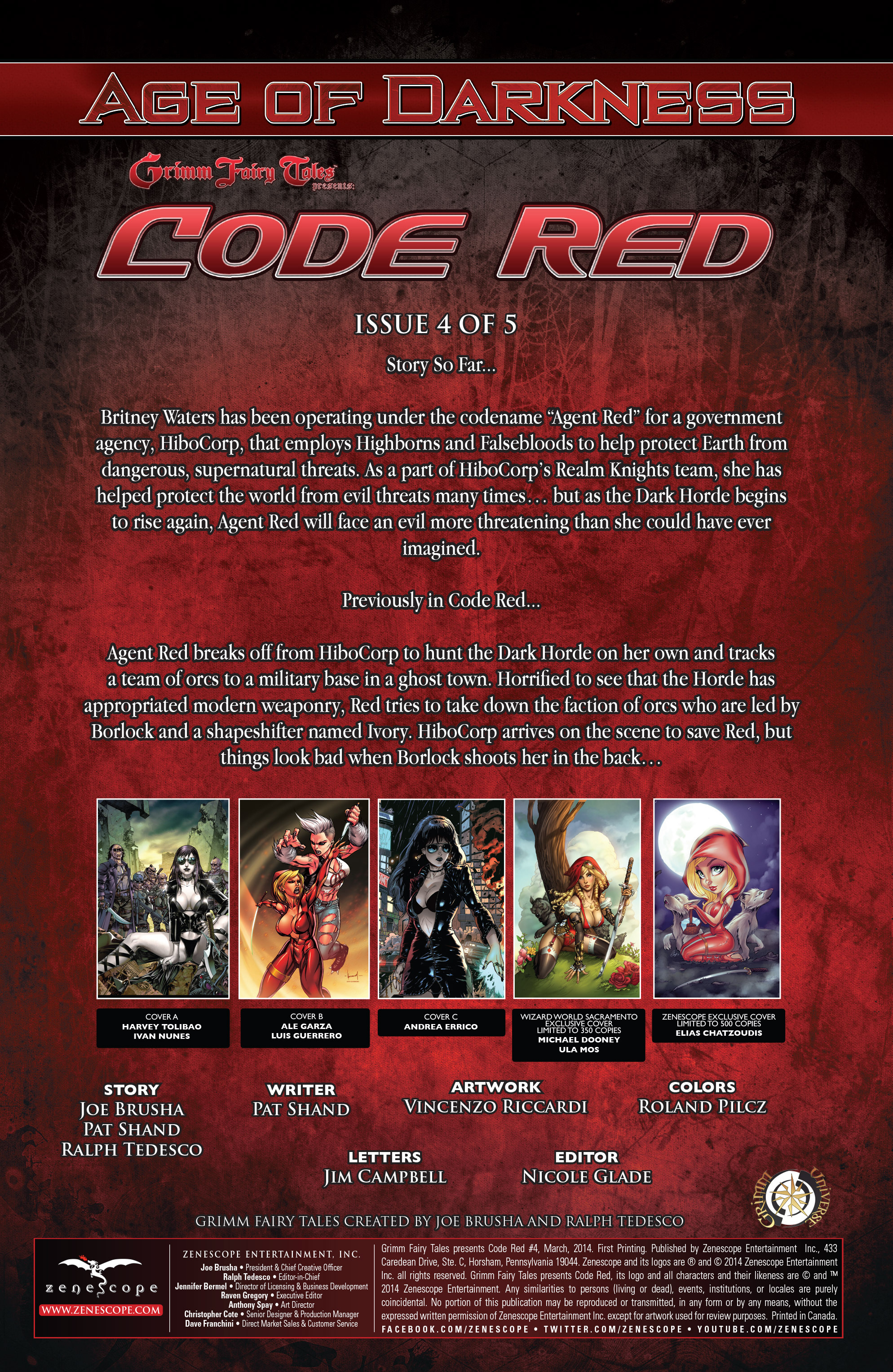 Read online Grimm Fairy Tales presents Code Red comic -  Issue # TPB - 78