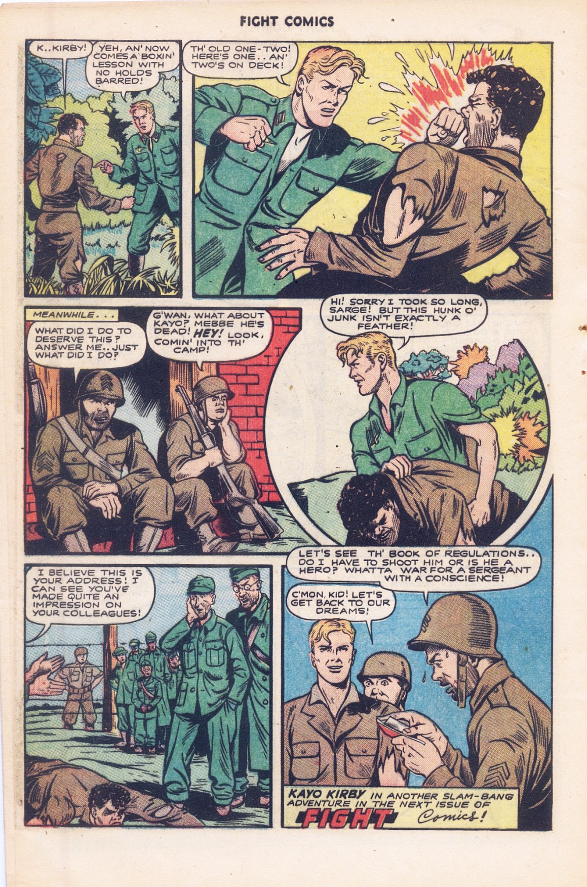 Read online Fight Comics comic -  Issue #37 - 40