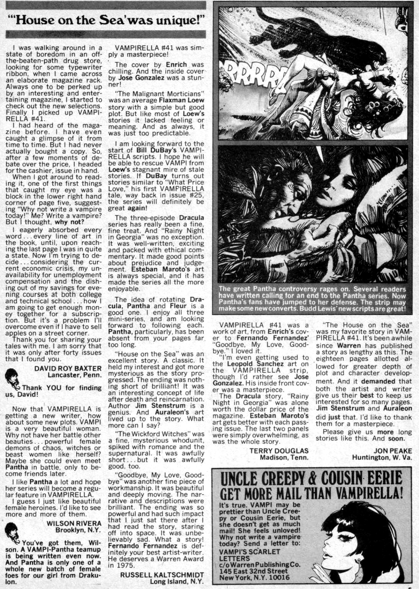 Read online Vampirella (1969) comic -  Issue #43 - 5