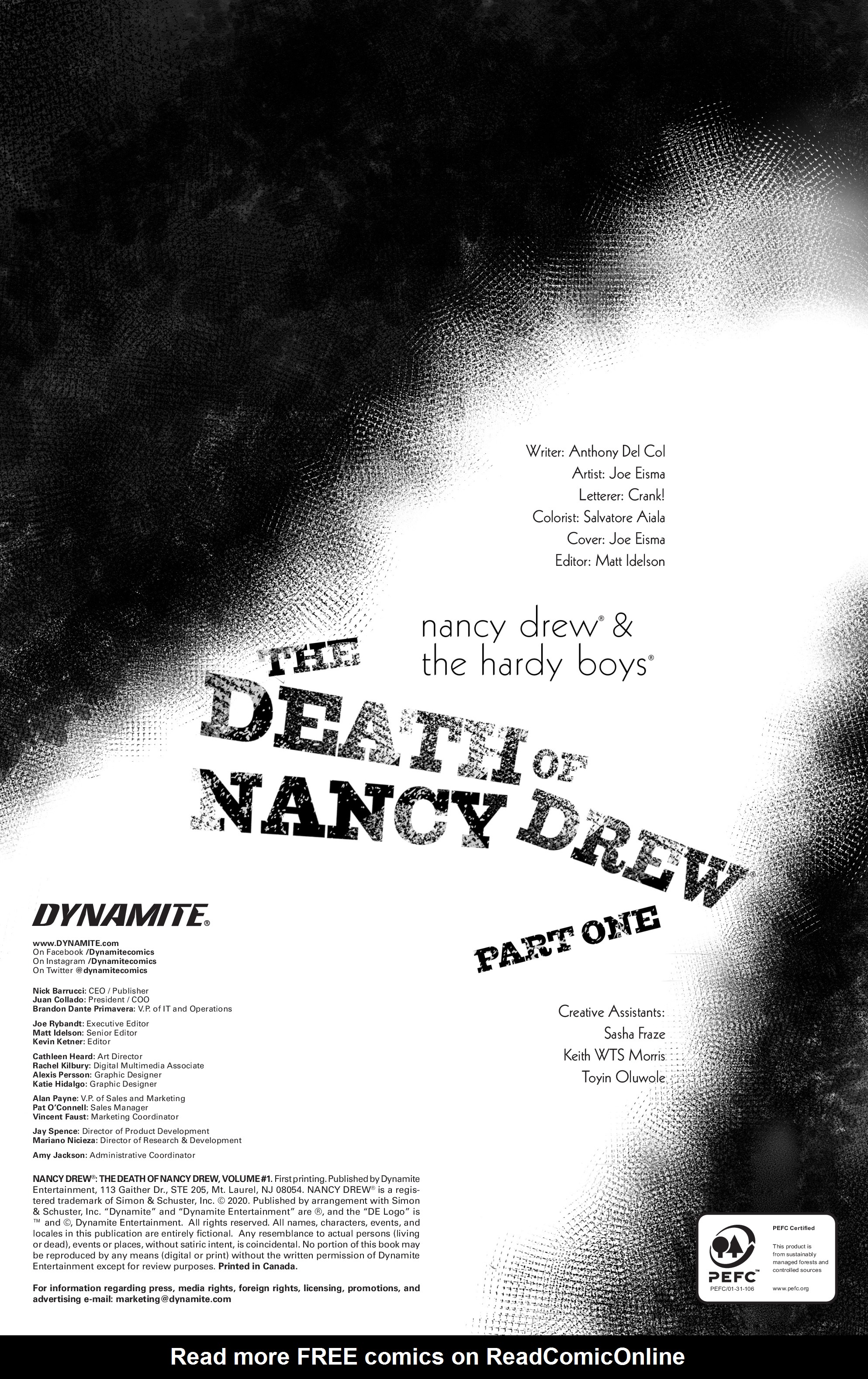 Read online Nancy Drew & The Hardy Boys: The Death of Nancy Drew comic -  Issue #1 - 2