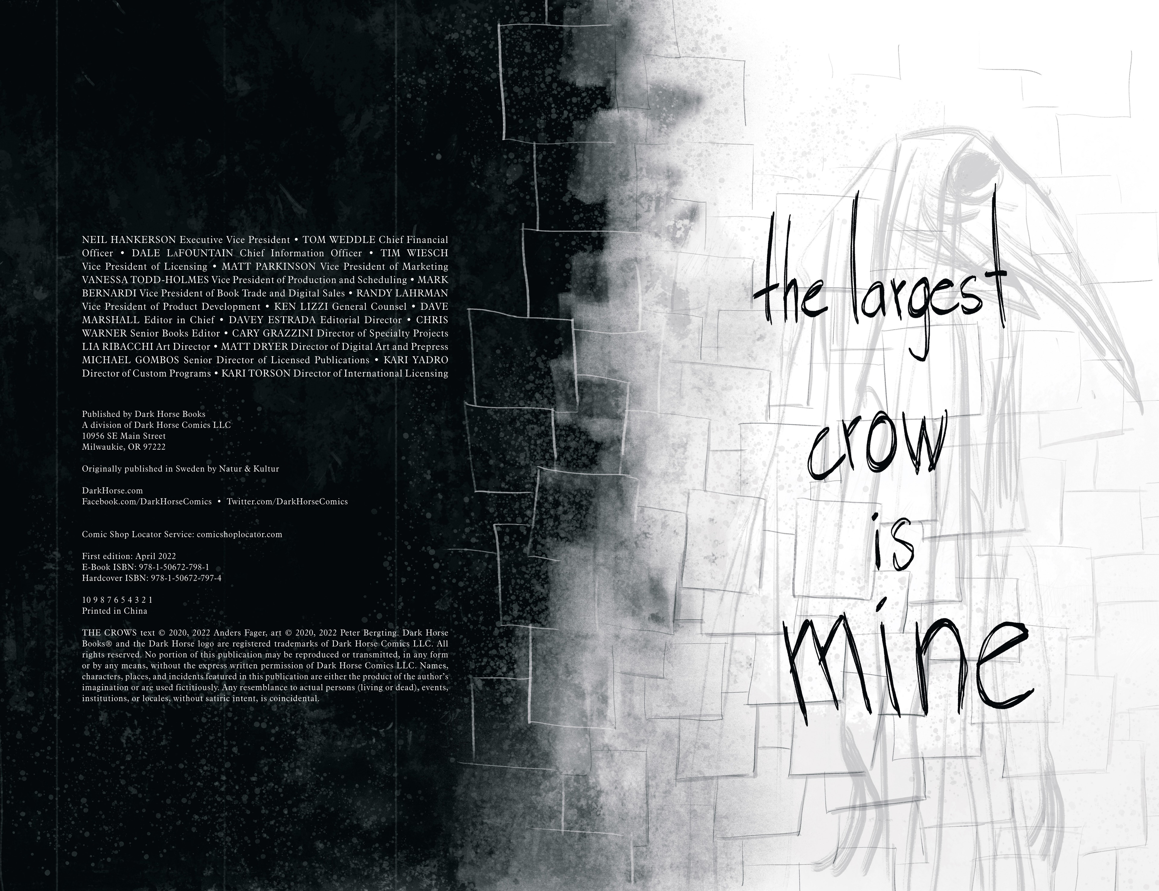 Read online The Crows comic -  Issue # TPB - 5