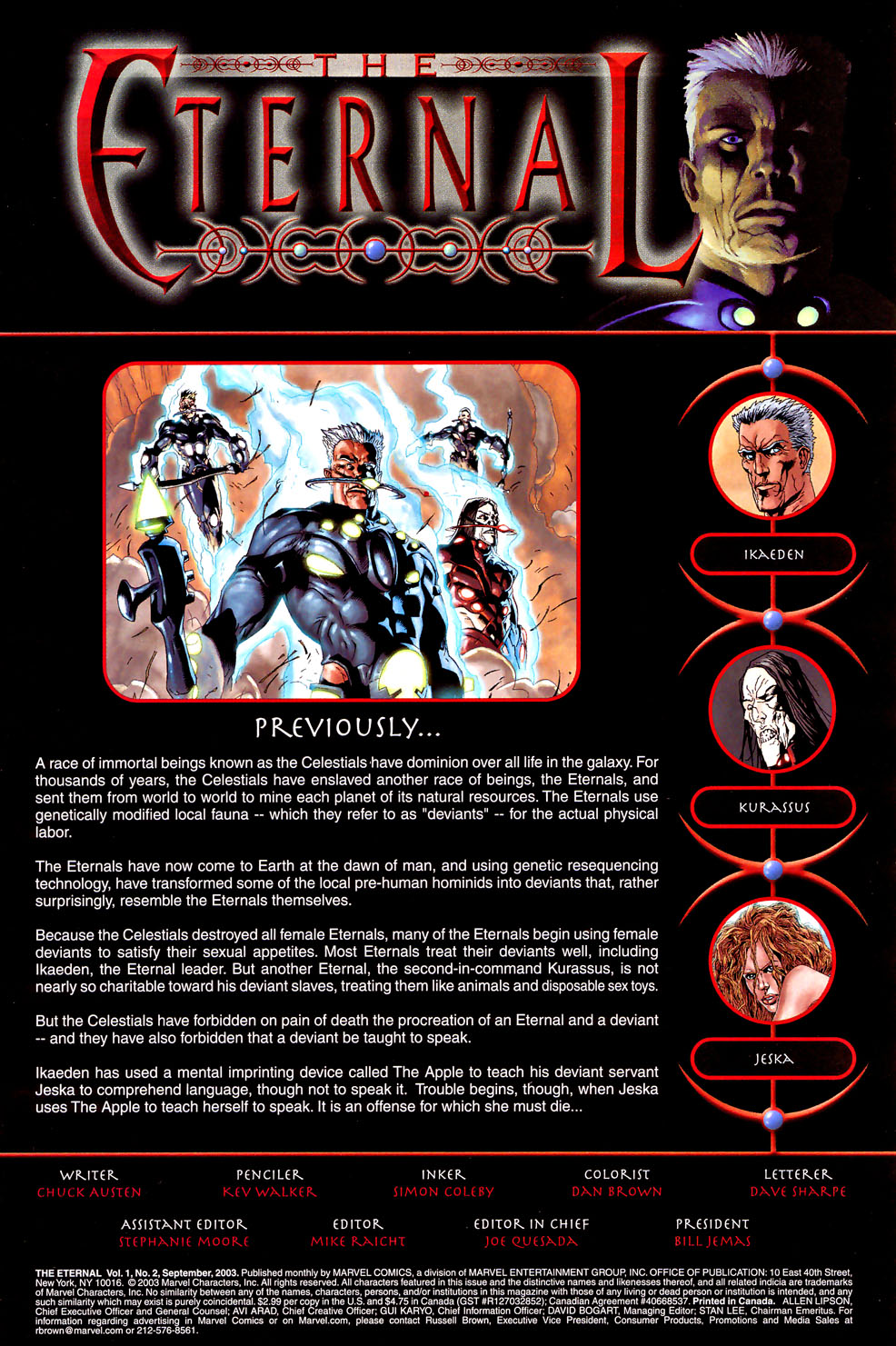 Read online Eternal (2003) comic -  Issue #2 - 2