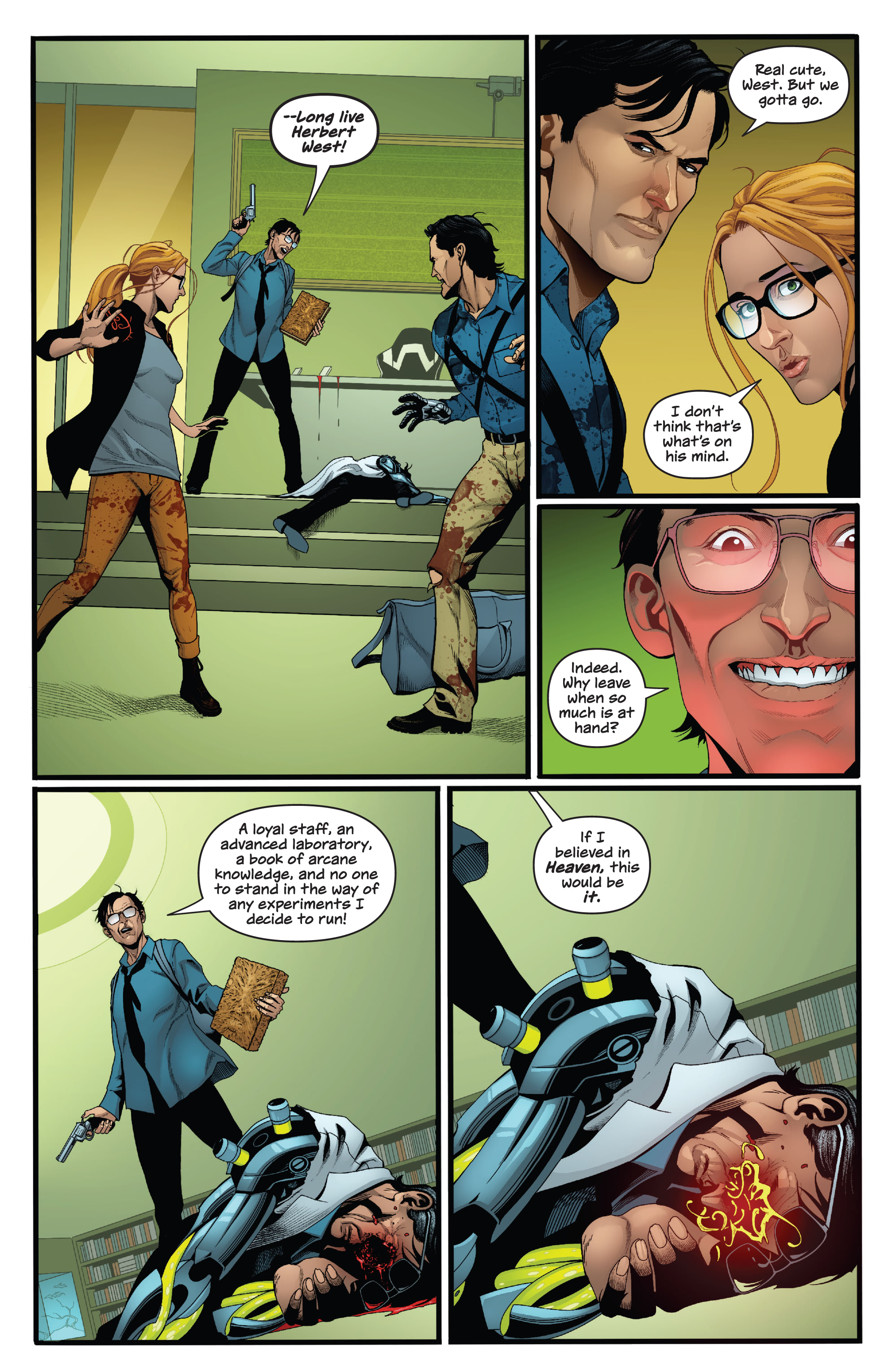 Read online Army of Darkness Vs. Reanimator: Necronomicon Rising comic -  Issue #5 - 7