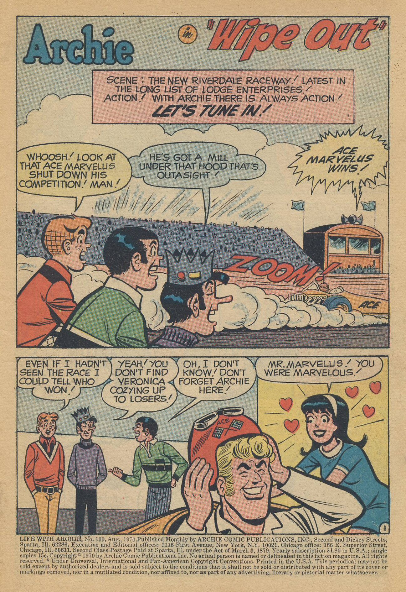 Read online Life With Archie (1958) comic -  Issue #100 - 3