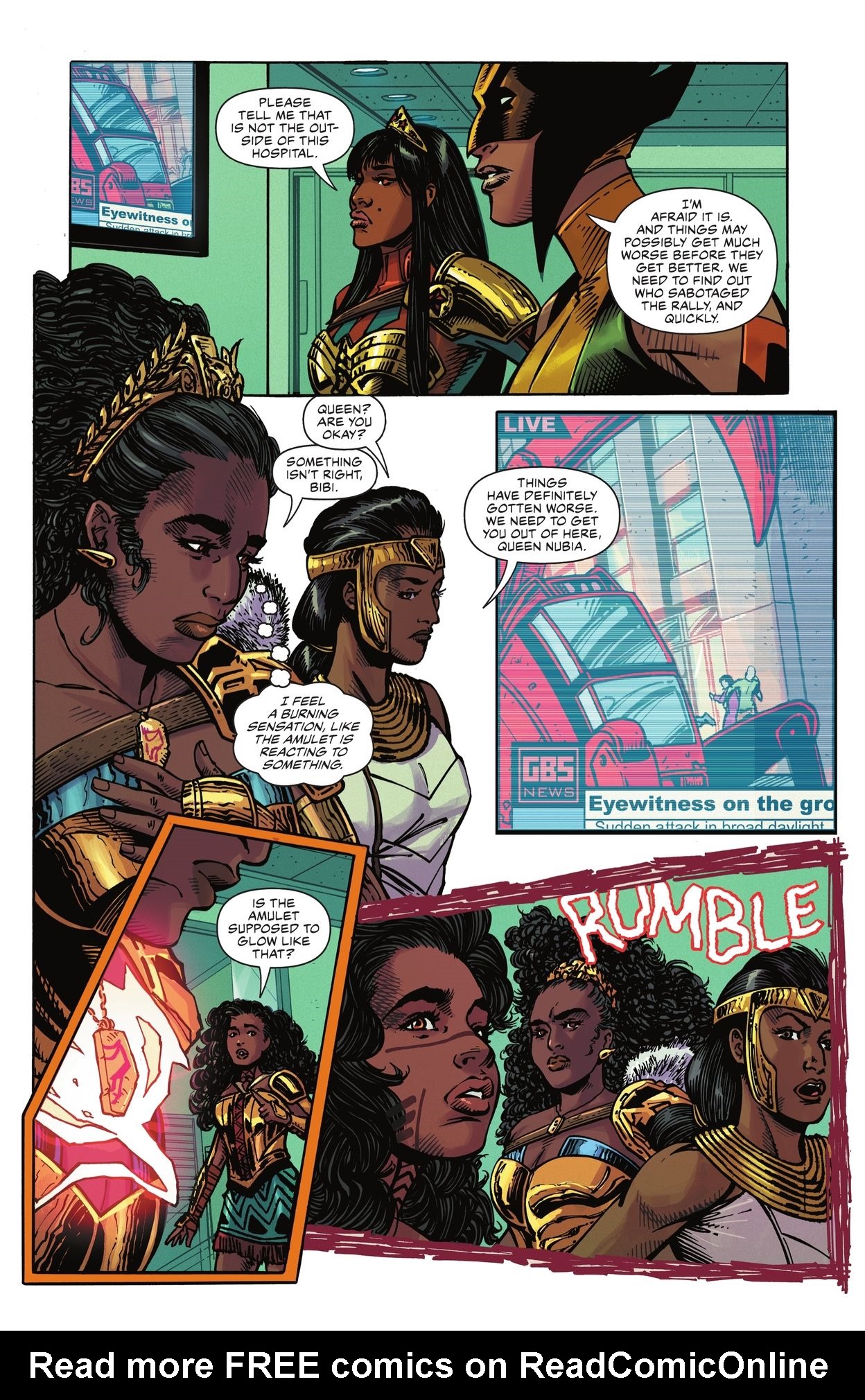Read online Nubia: Queen of the Amazons comic -  Issue #2 - 18