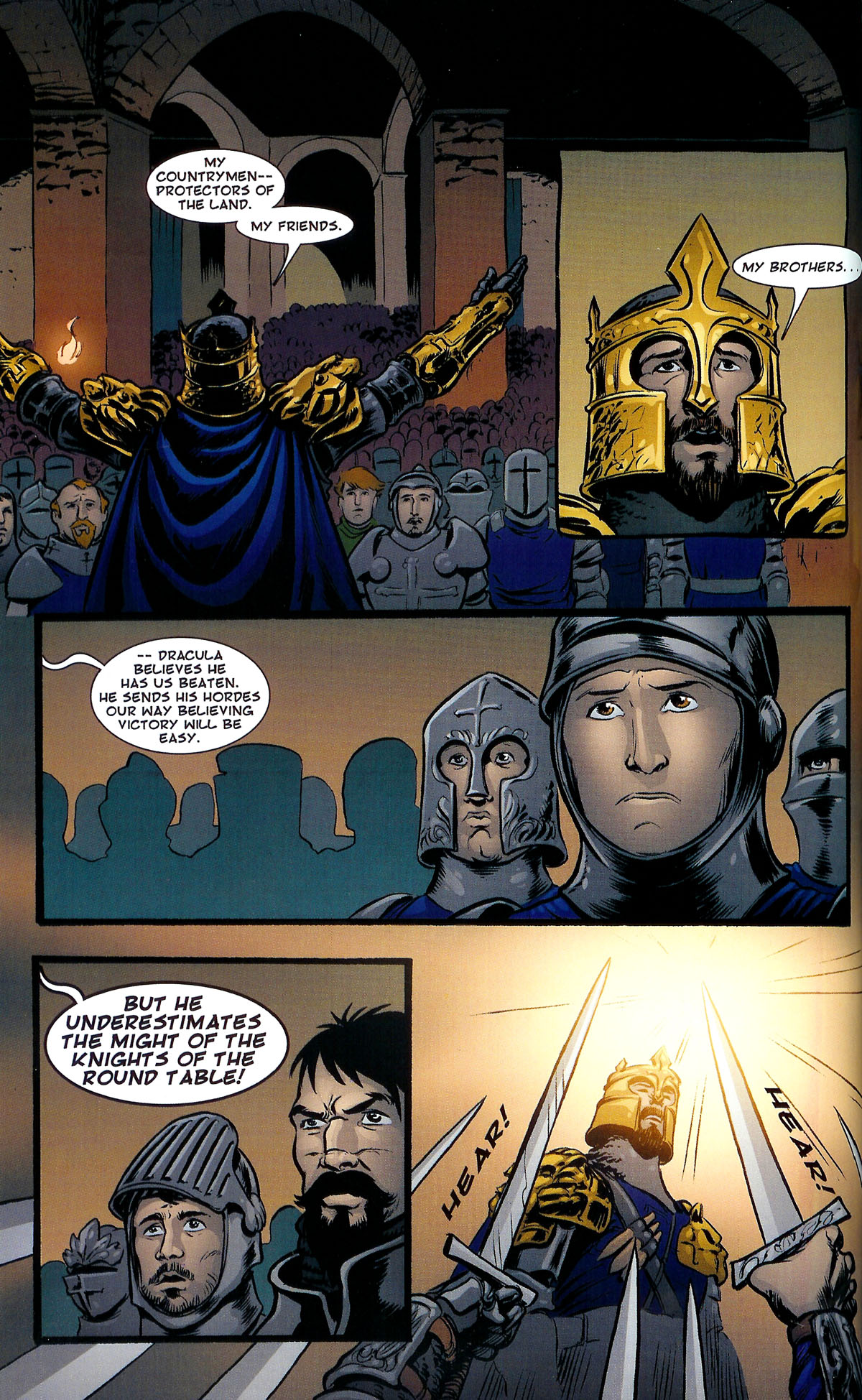 Read online Dracula vs King Arthur comic -  Issue #4 - 30