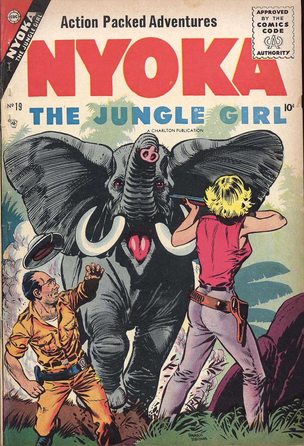 Read online Nyoka the Jungle Girl (1955) comic -  Issue #19 - 1